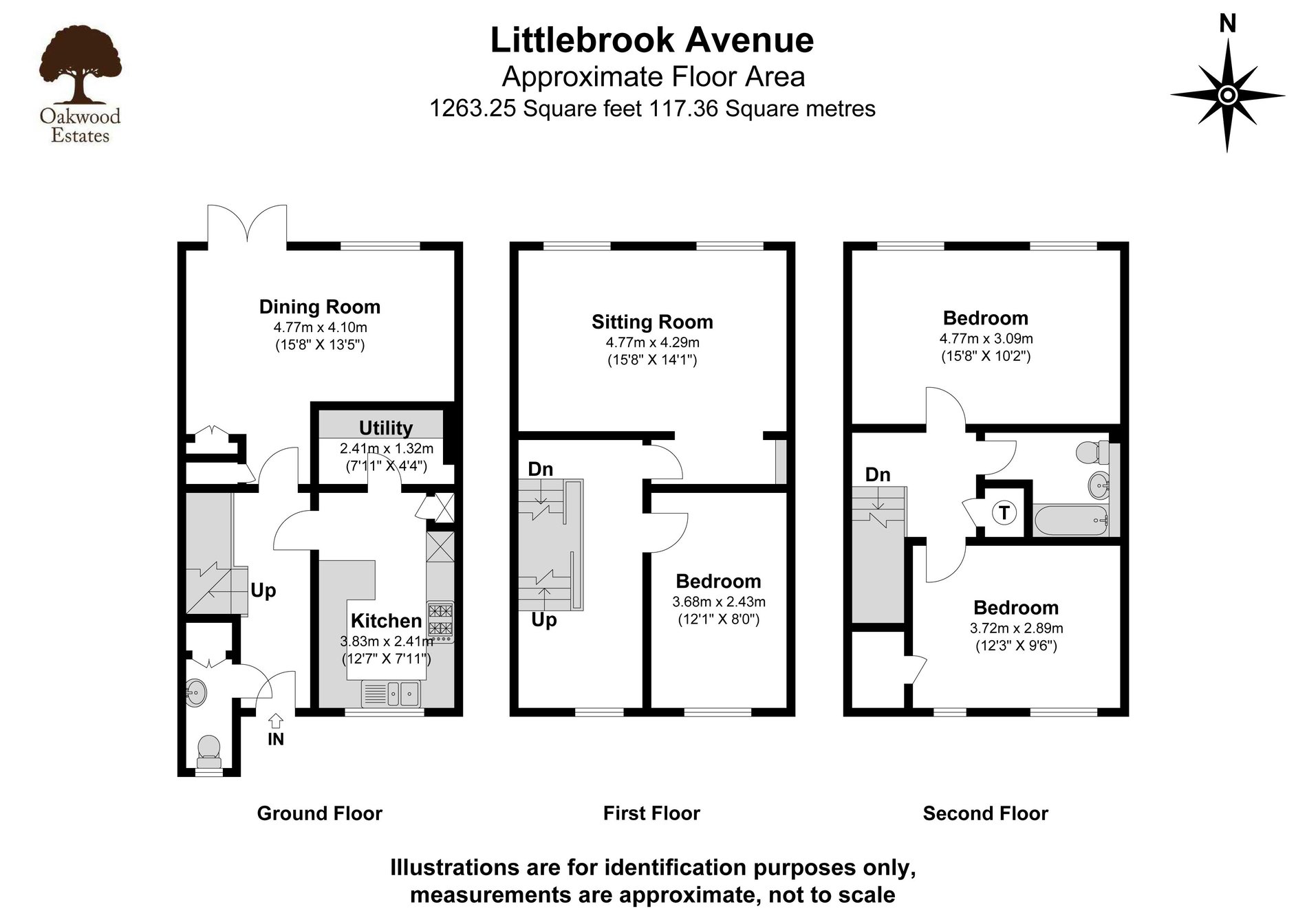 4 bed end of terrace house for sale in Littlebrook Avenue, Burnham - Property Floorplan