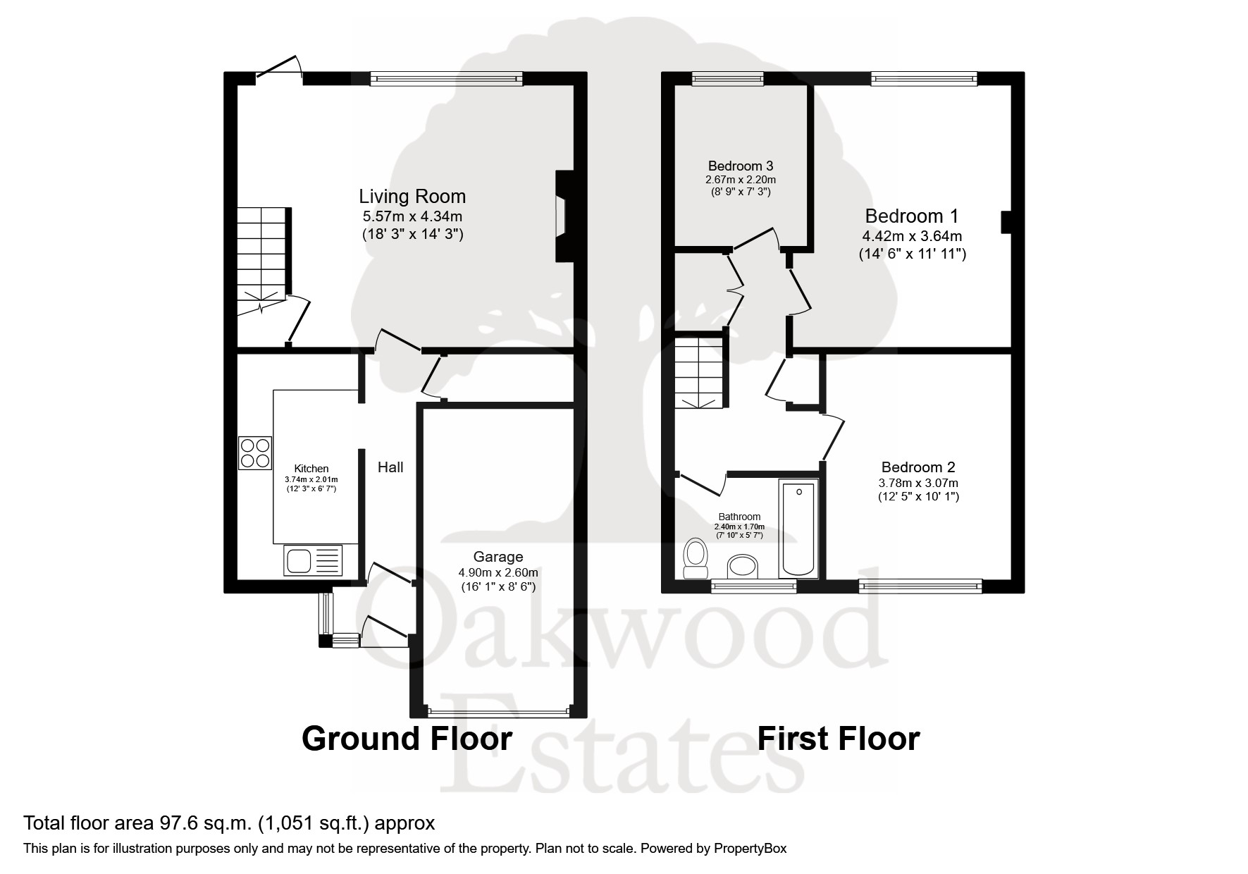 3 bed end of terrace house for sale in Hill Farm Road, Chalfont St Peter - Property Floorplan