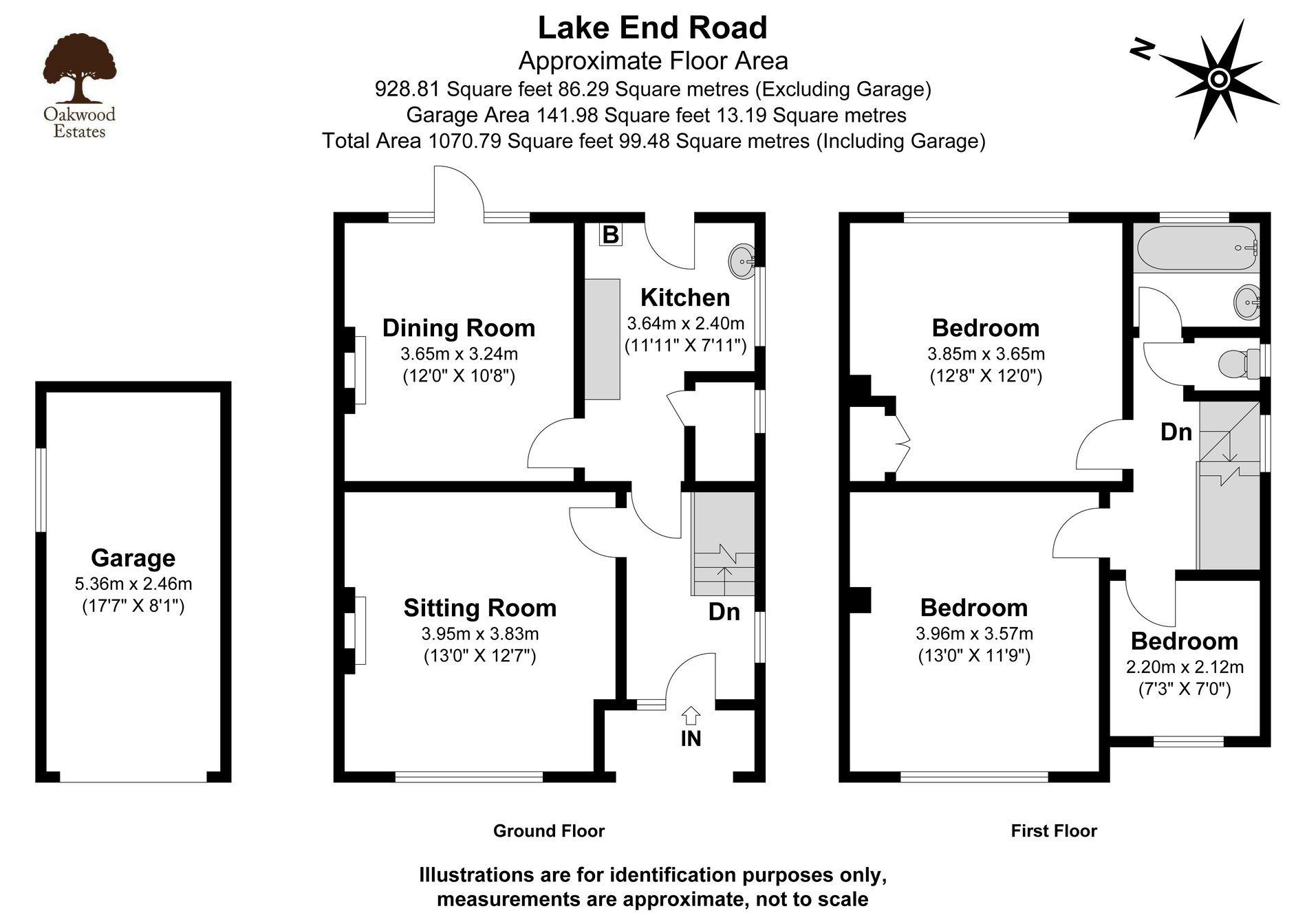 3 bed semi-detached house for sale in Lake End Road, Taplow - Property Floorplan