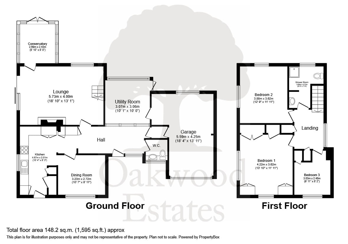 3 bed detached house for sale in Altwood Close, Maidenhead - Property Floorplan