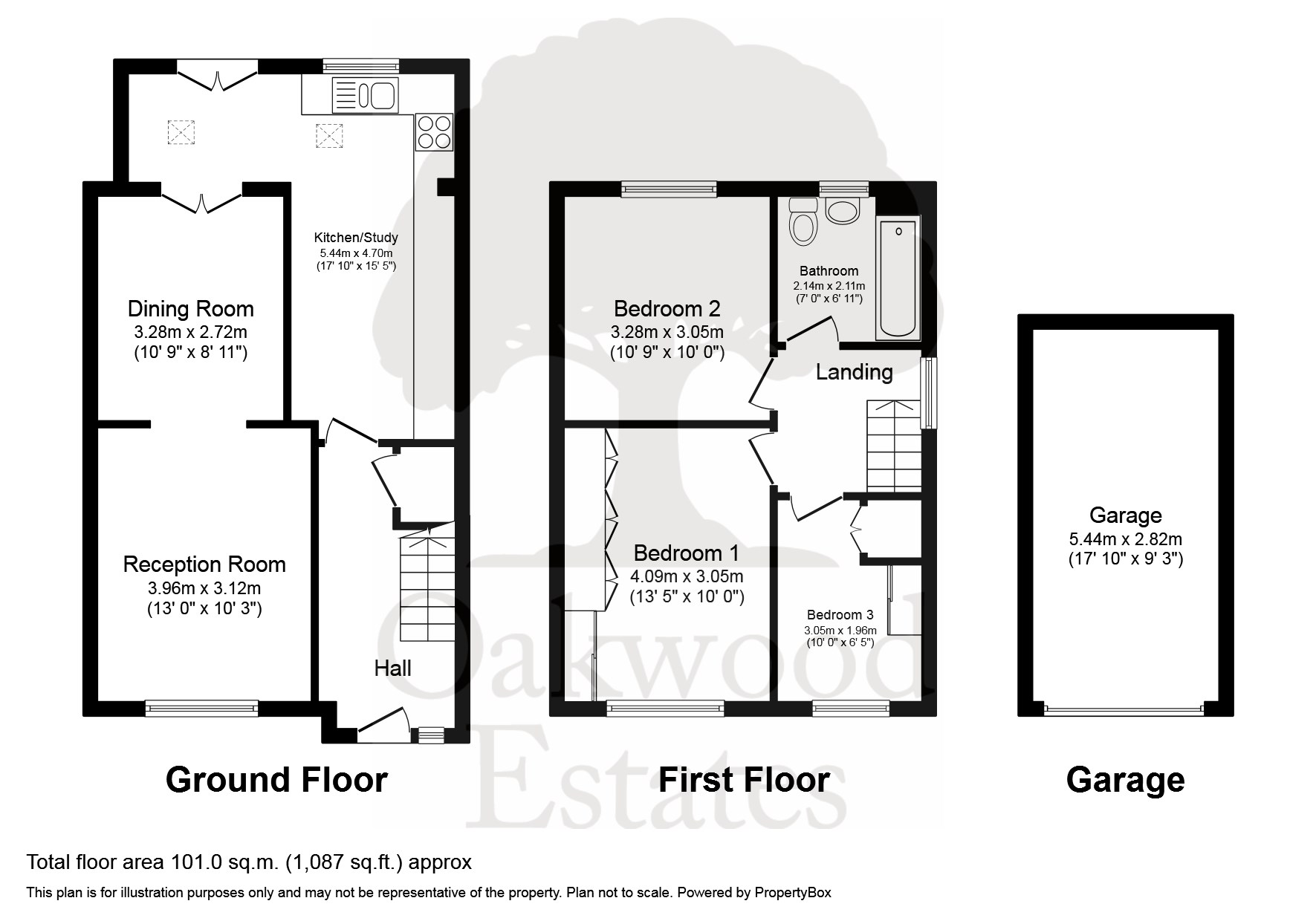 3 bed semi-detached house for sale in Hag Hill Rise, Taplow - Property Floorplan