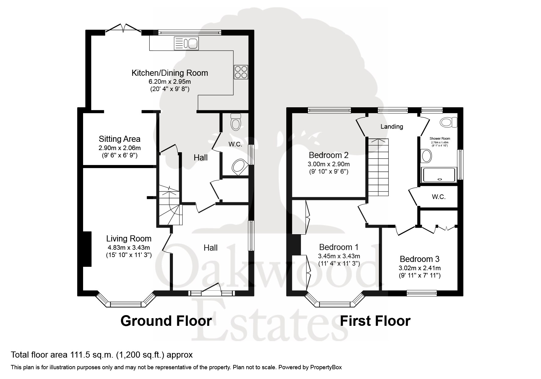 3 bed semi-detached house for sale in The Close, Iver - Property Floorplan