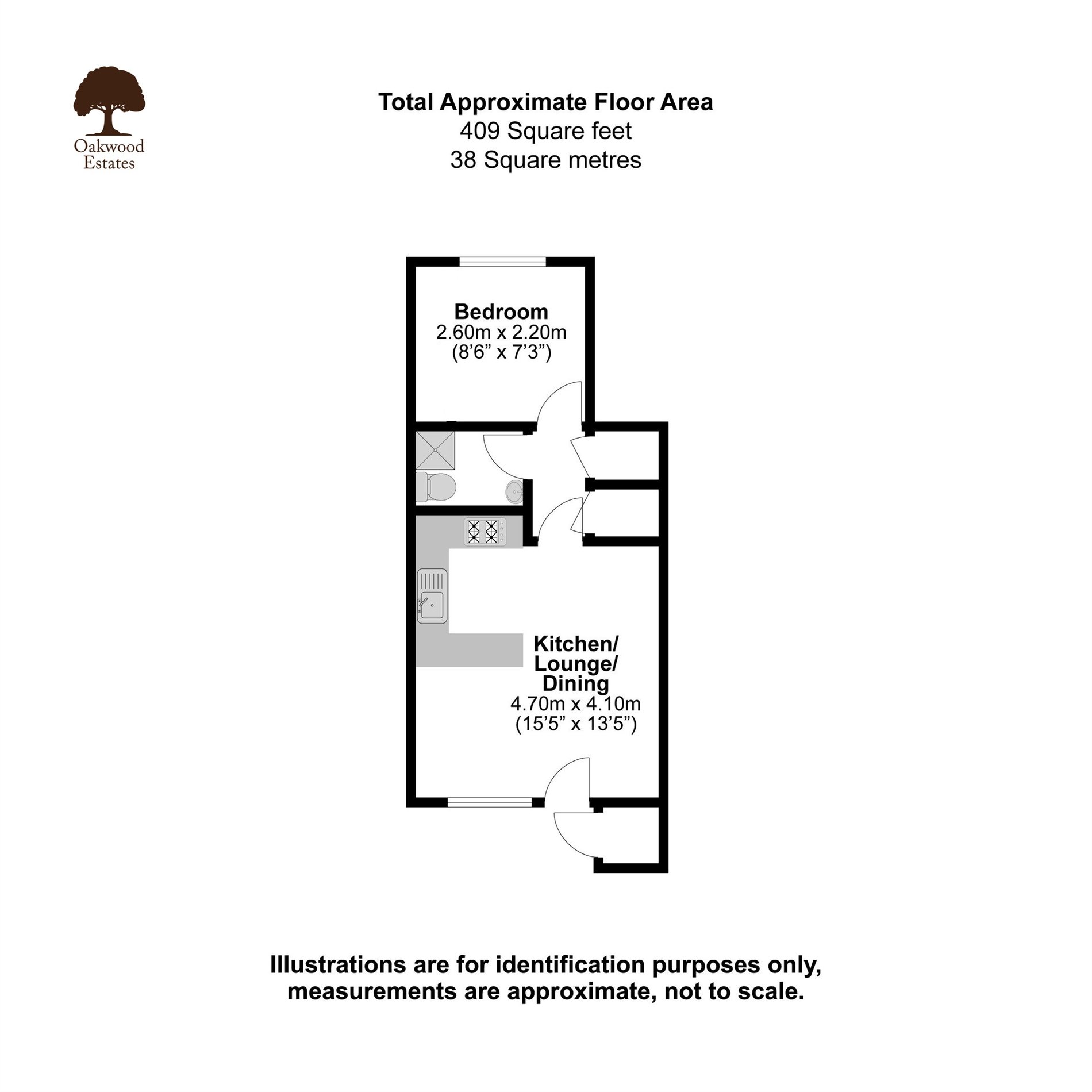 1 bed flat for sale in Maypole Road, Taplow - Property Floorplan