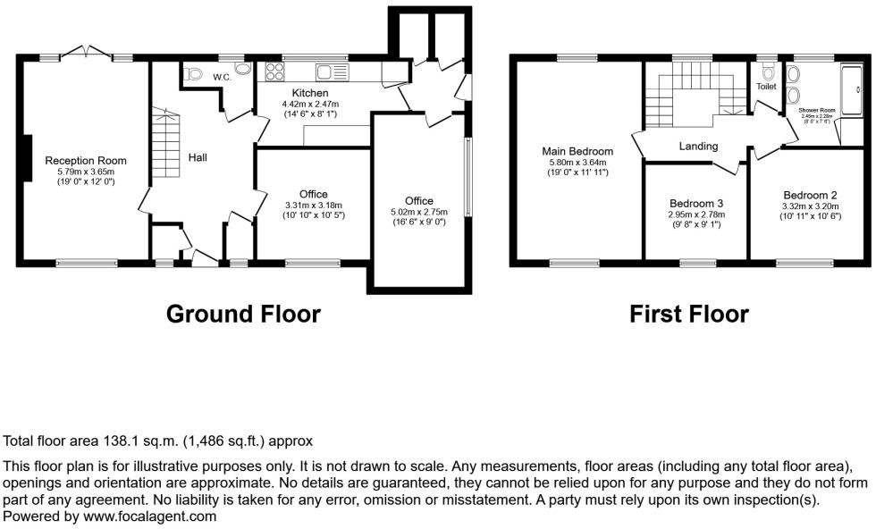 3 bed detached house for sale in Marsham Way, Gerrards Cross - Property Floorplan