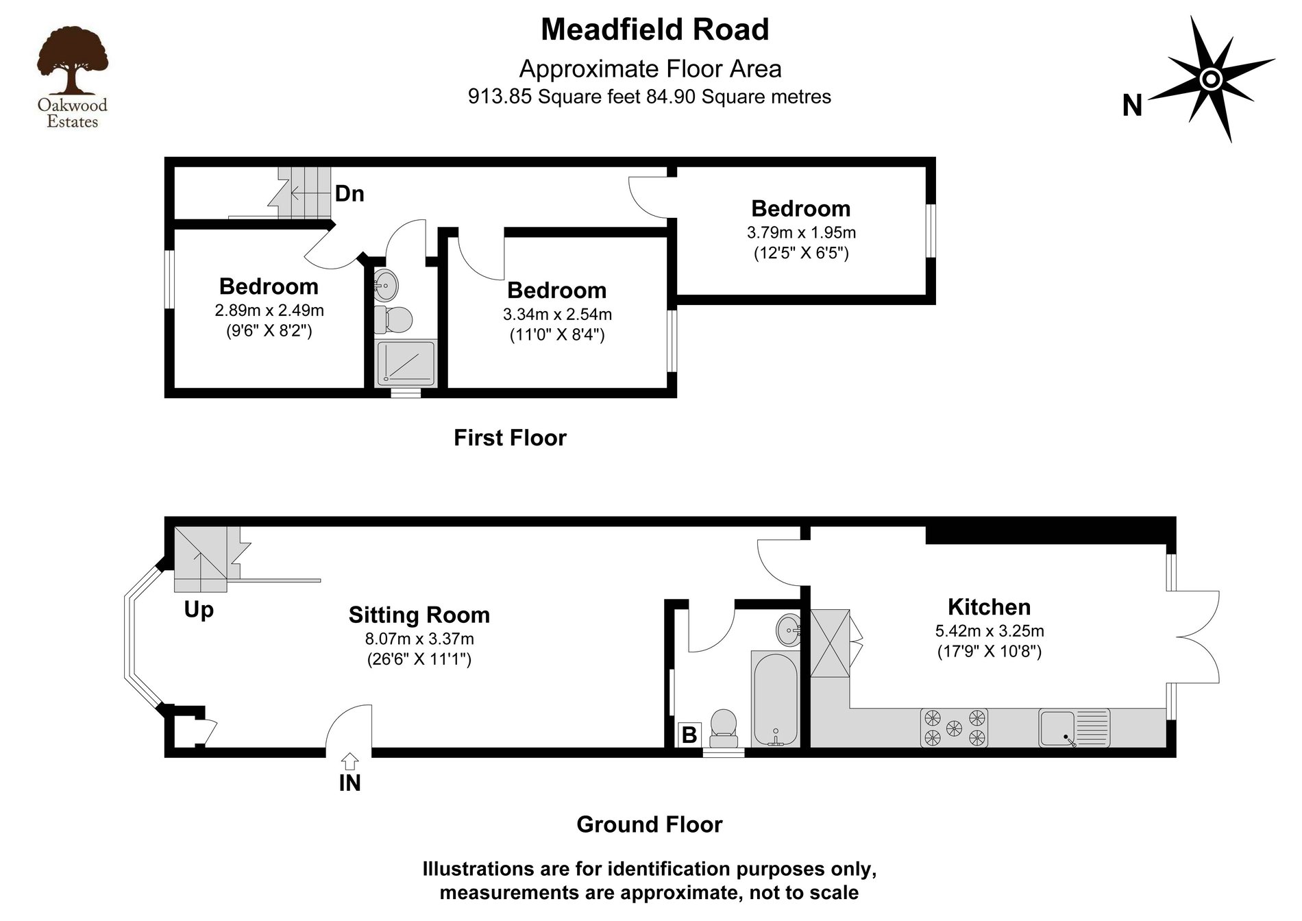 3 bed semi-detached house for sale in Meadfield Road, Langley - Property Floorplan