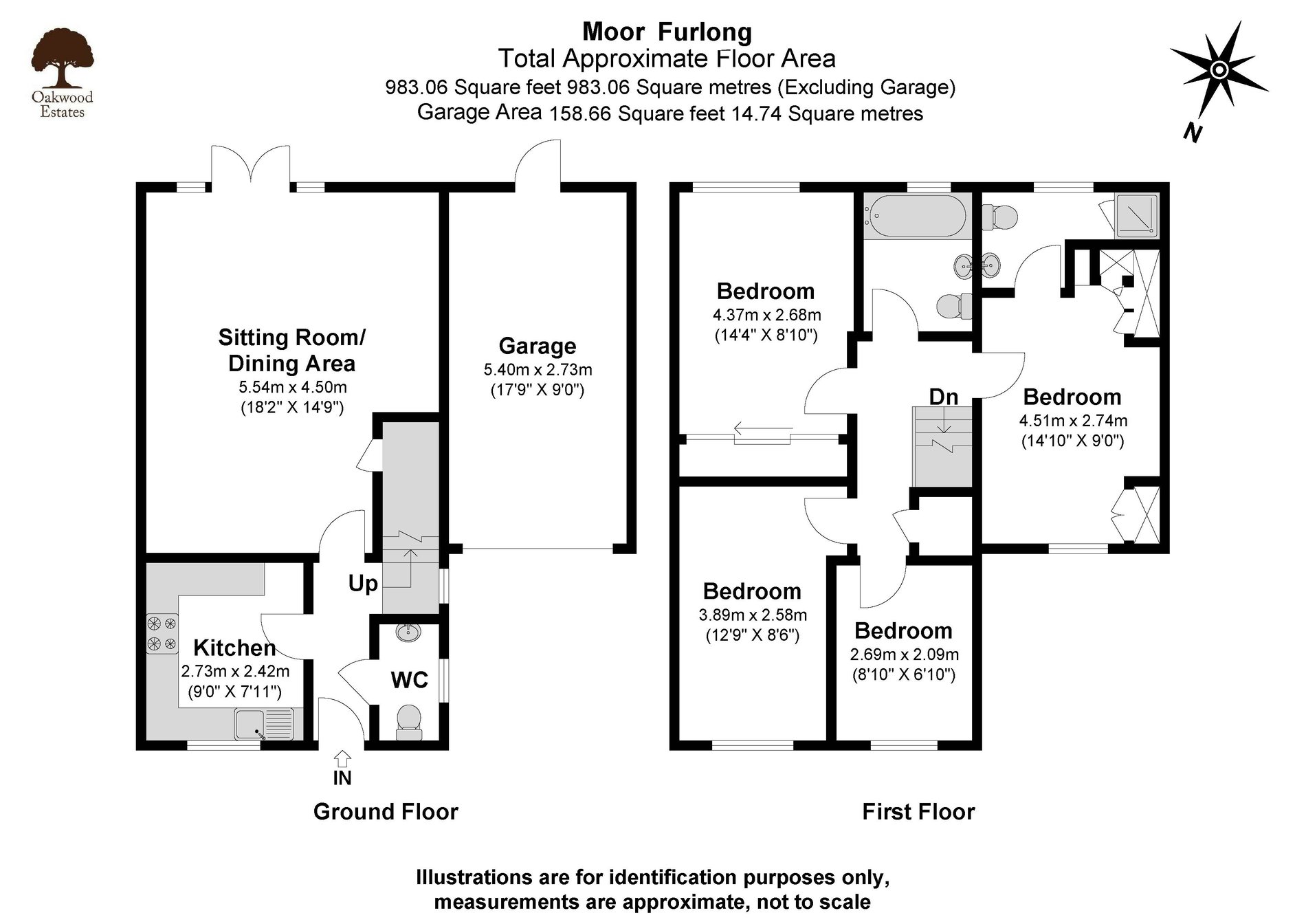 4 bed detached house for sale in Moor Furlong, Cippenham - Property Floorplan