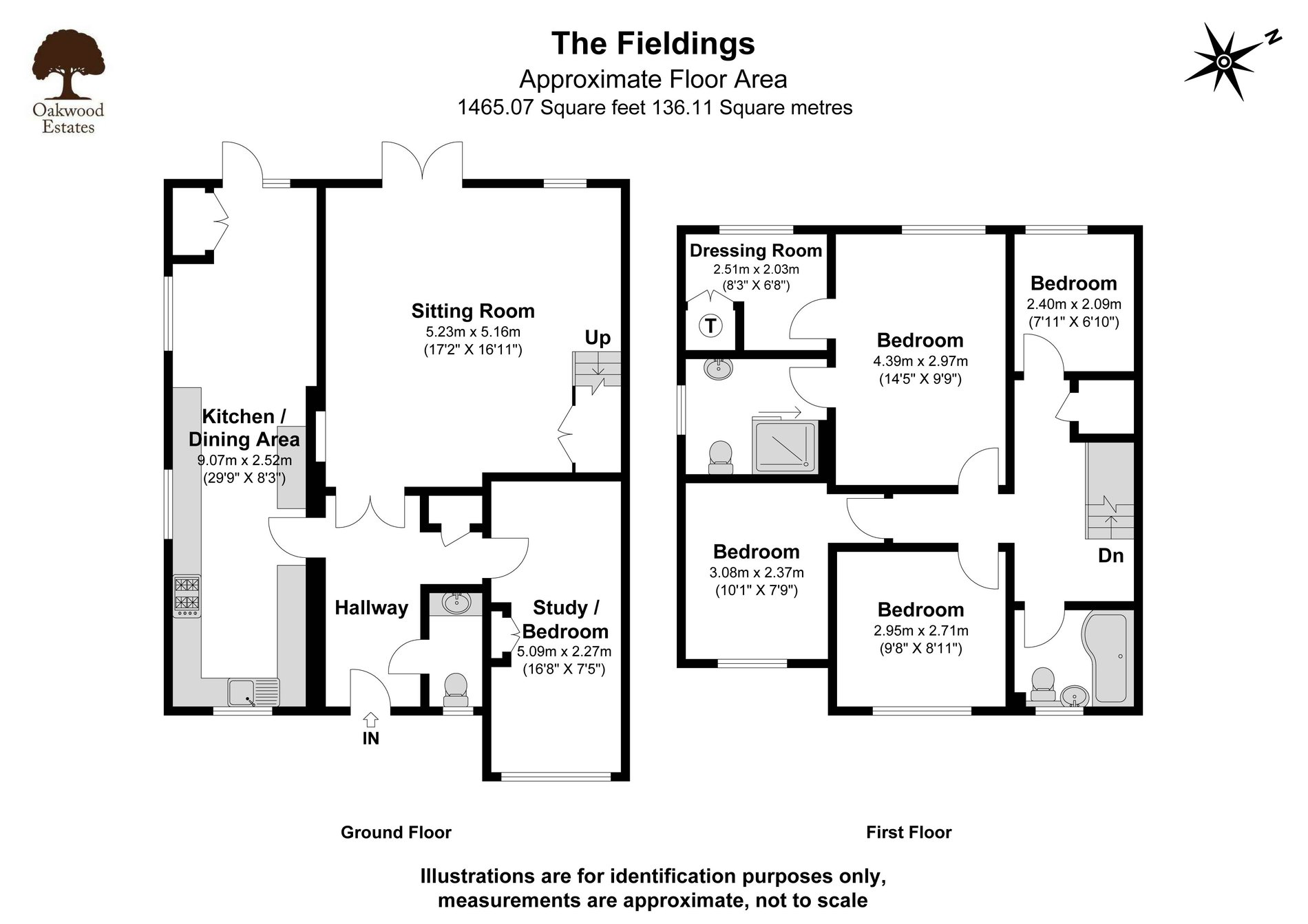 4 bed semi-detached house for sale in The Fieldings, Holyport - Property Floorplan
