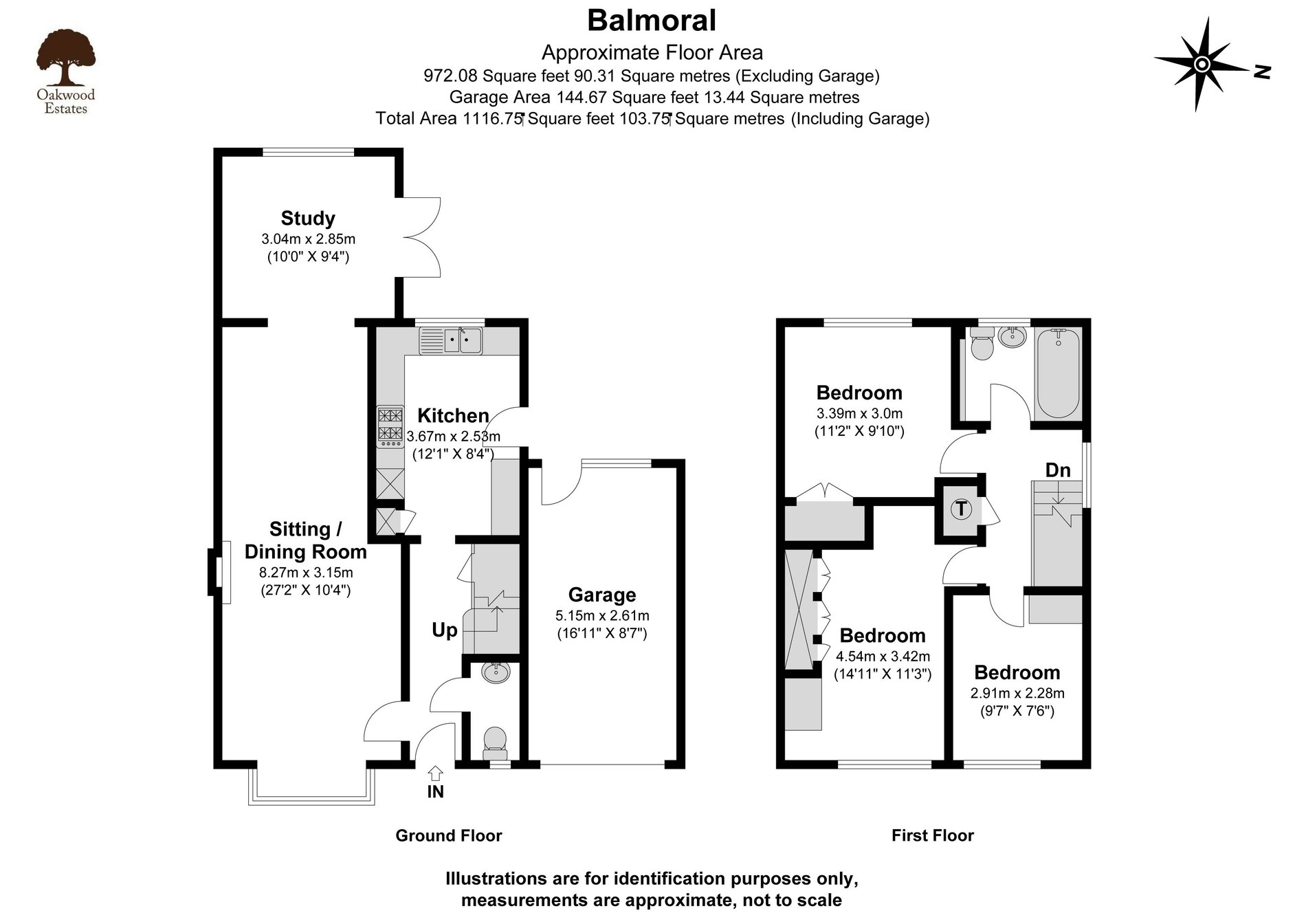 3 bed detached house for sale in Balmoral, Maidenhead - Property Floorplan