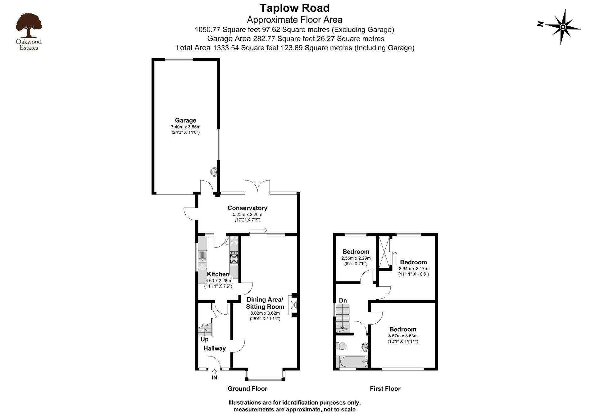 3 bed detached house for sale in Taplow Road, Taplow - Property Floorplan