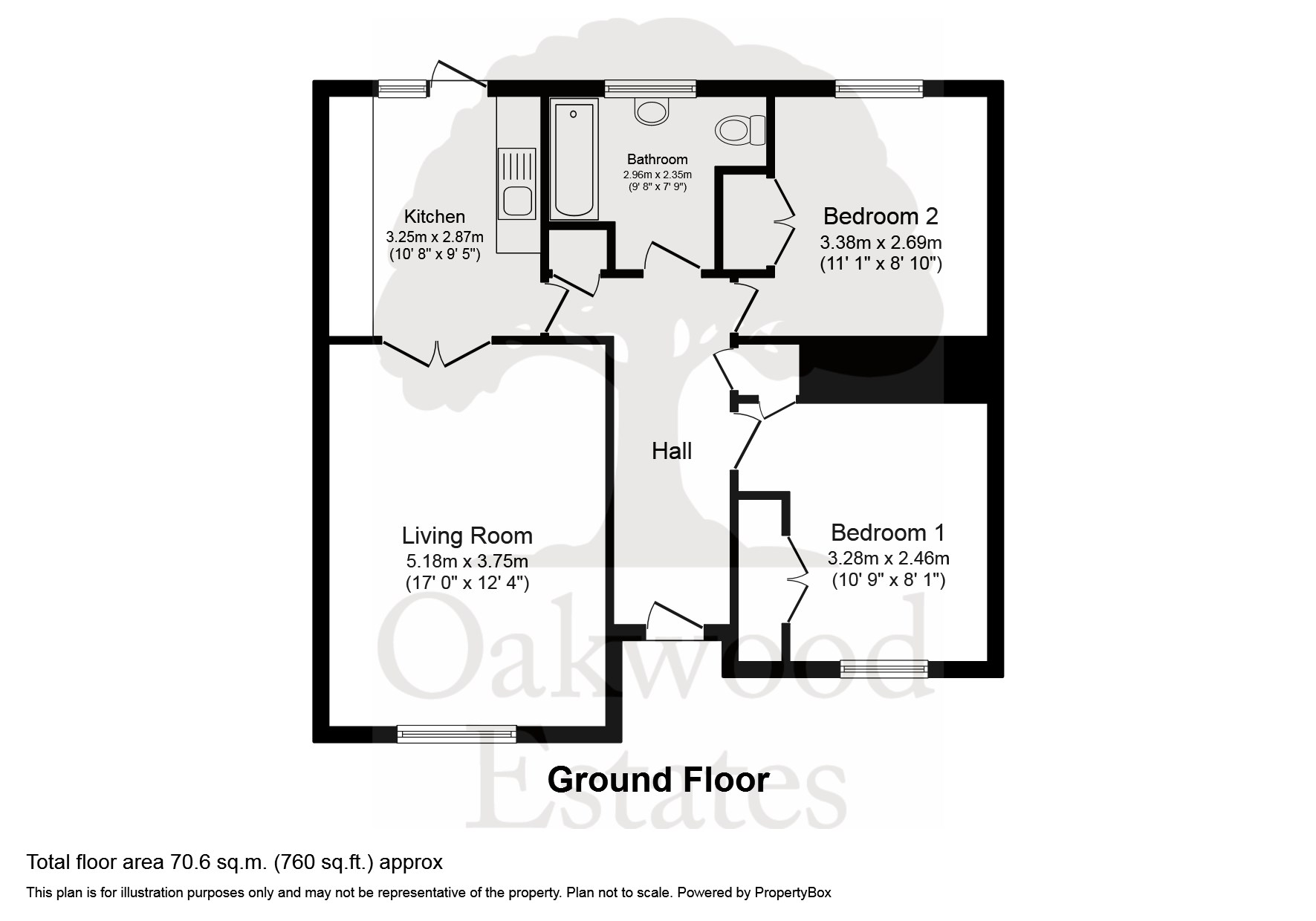 2 bed maisonette to rent in Cross Lanes, Chalfont St Peter - Property Floorplan