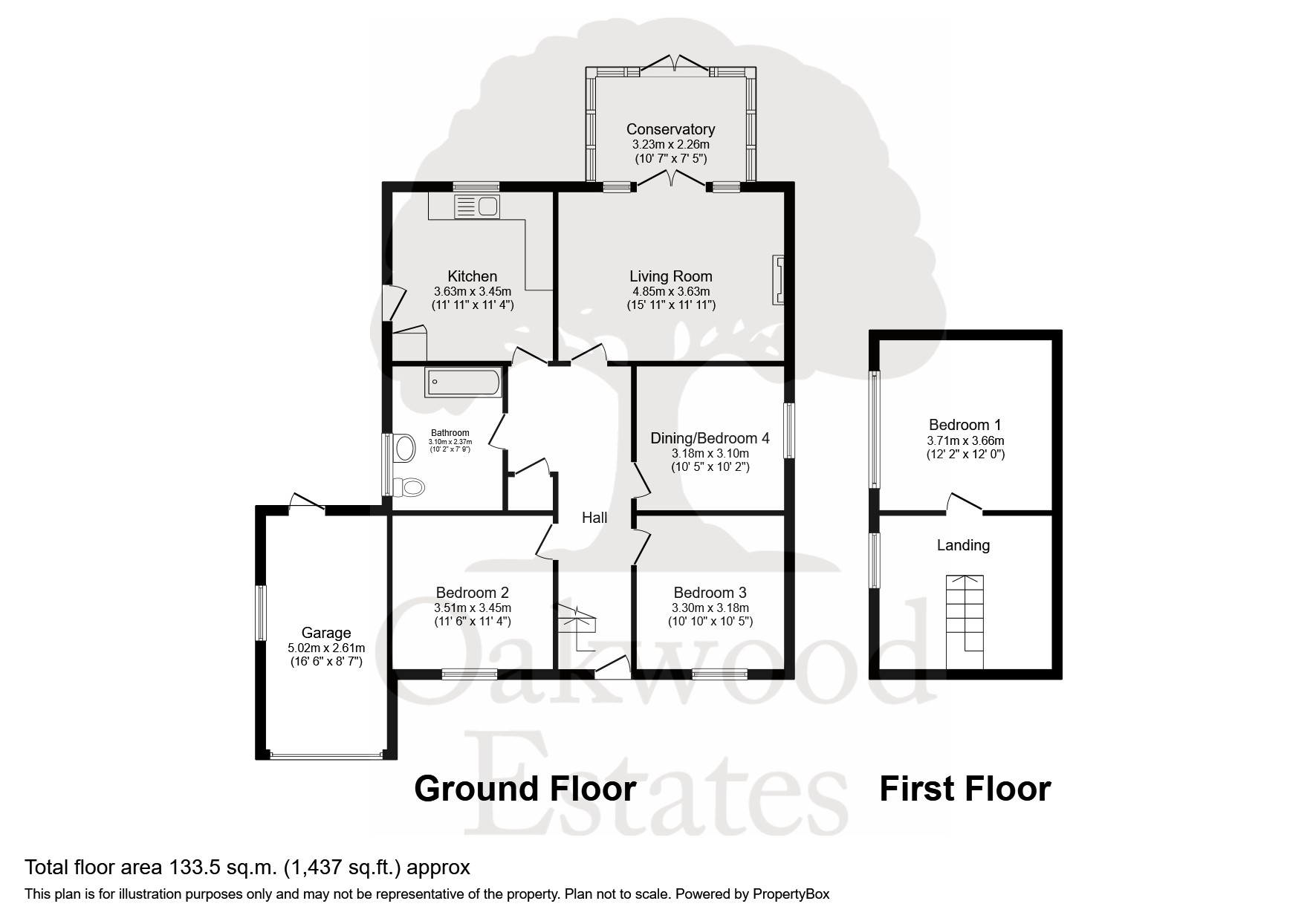 4 bed chalet to rent in Kiln Road, Great Missenden - Property Floorplan