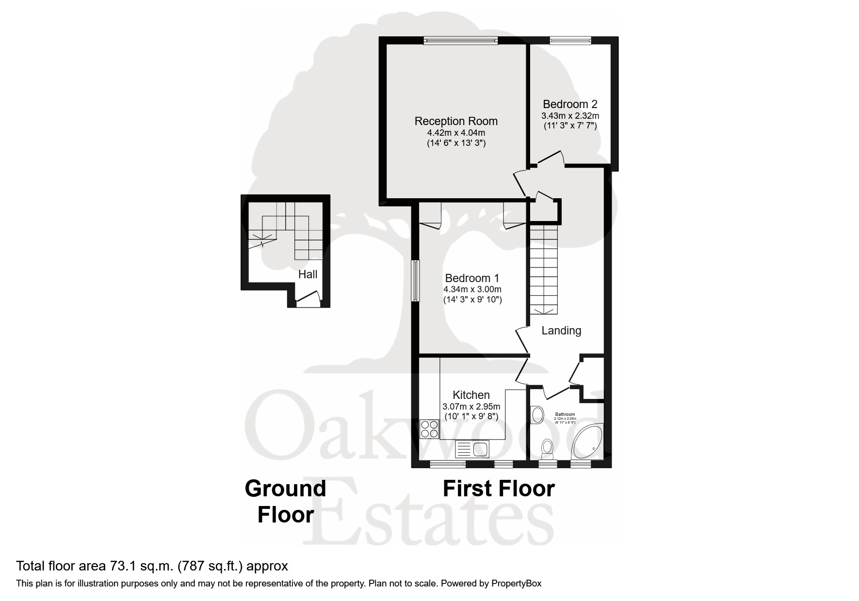 2 bed flat for sale in Station Road, Gerrards Cross - Property Floorplan