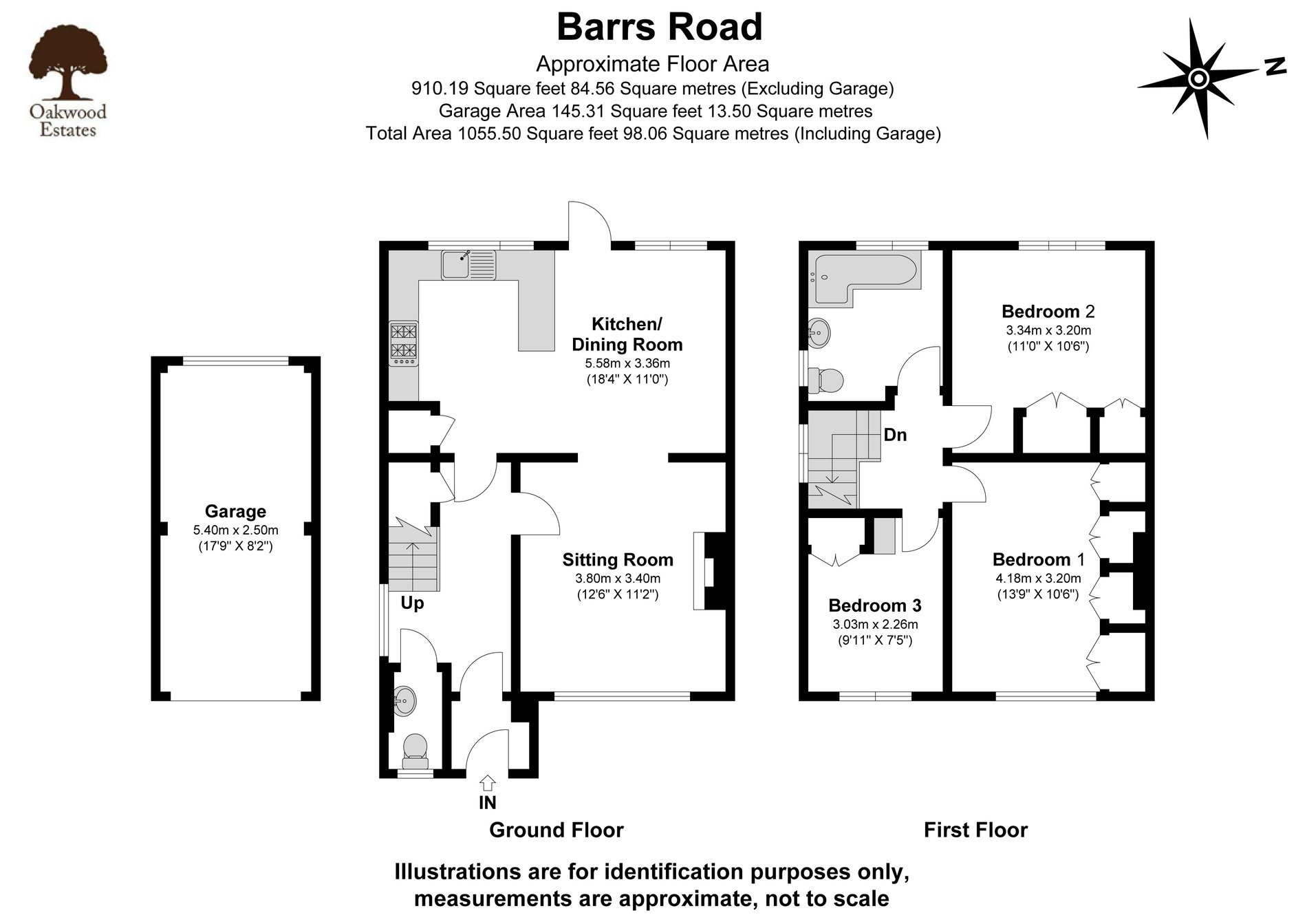 3 bed semi-detached house for sale in Barrs Road, Taplow - Property Floorplan