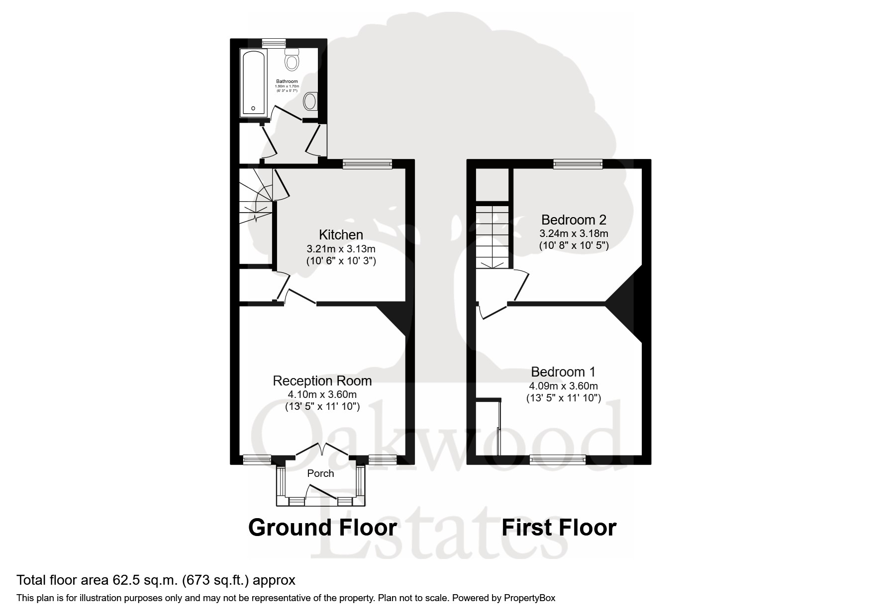 2 bed cottage for sale in Fulmer Road, Fulmer - Property Floorplan