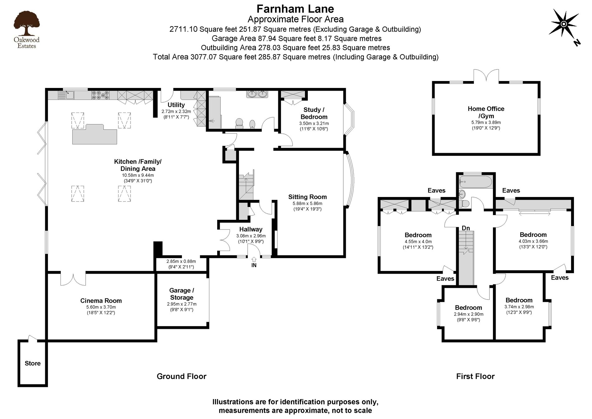 5 bed detached house for sale in Farnham Lane, Farnham Royal - Property Floorplan