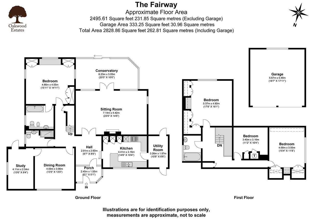 4 bed detached house for sale in The Fairway, Burnham - Property Floorplan