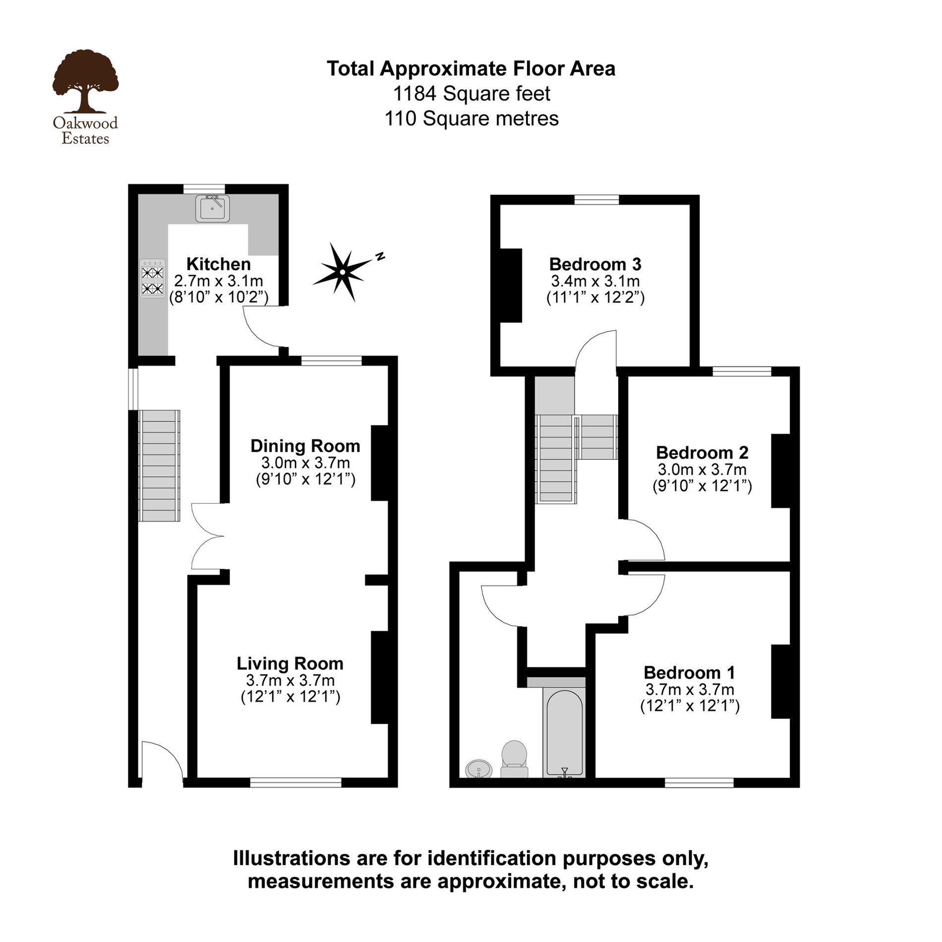 3 bed terraced house for sale in Alpha Street South, Slough - Property Floorplan
