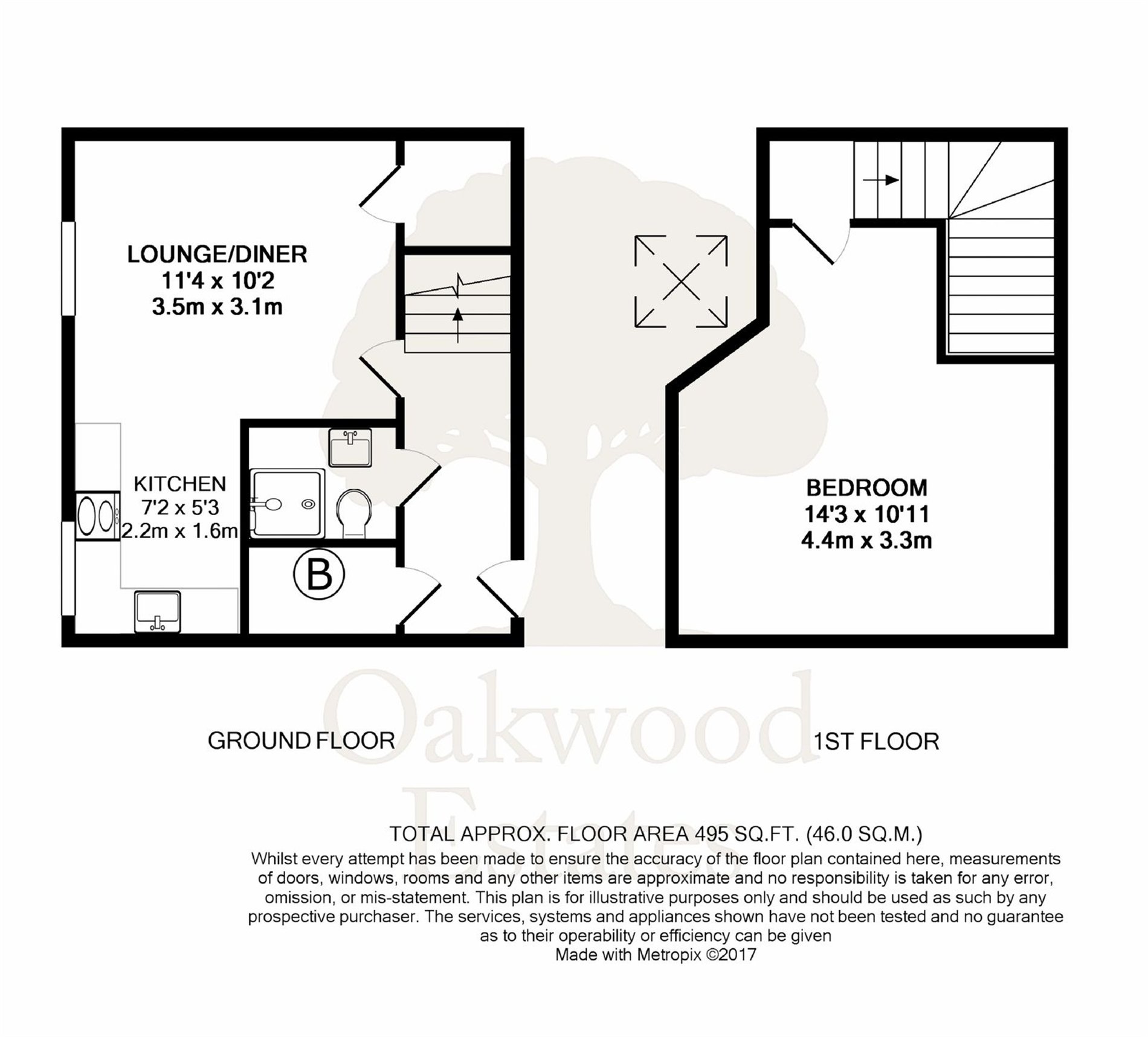 1 bed flat to rent in Holmlea Road, Datchet - Property Floorplan