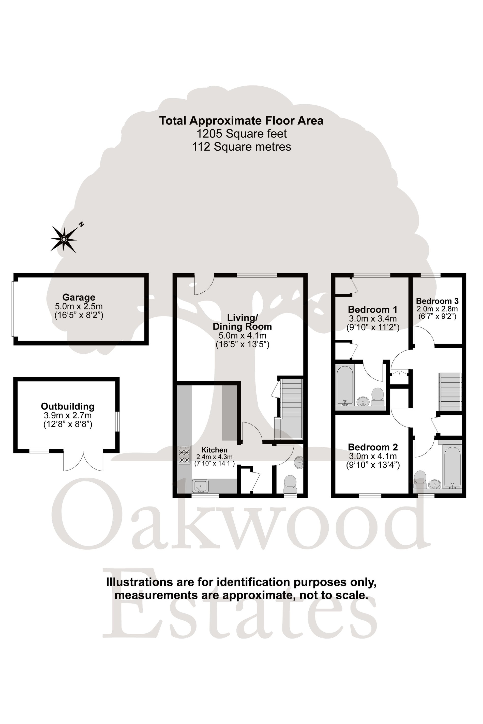3 bed terraced house for sale in Coalmans Way, Burnham - Property Floorplan