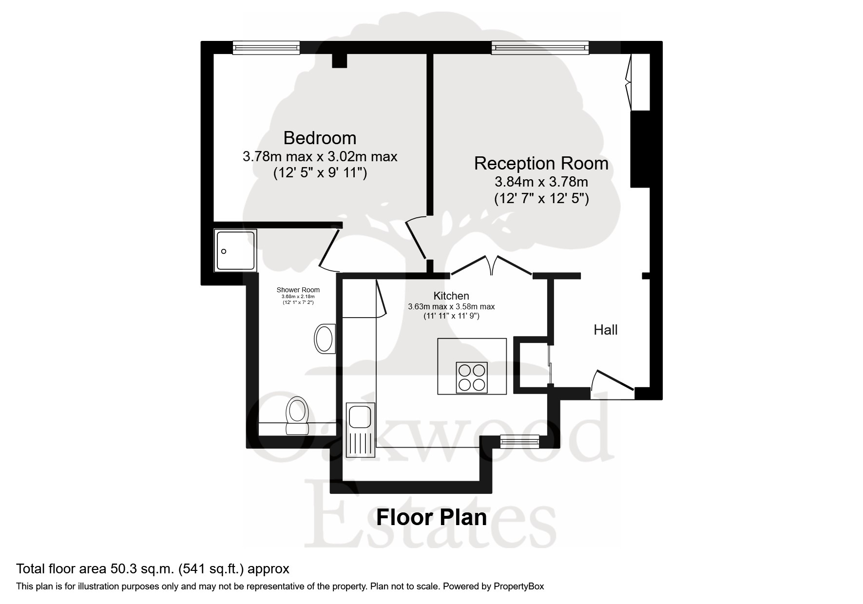1 bed flat for sale in Station Road, Gerrards Cross - Property Floorplan
