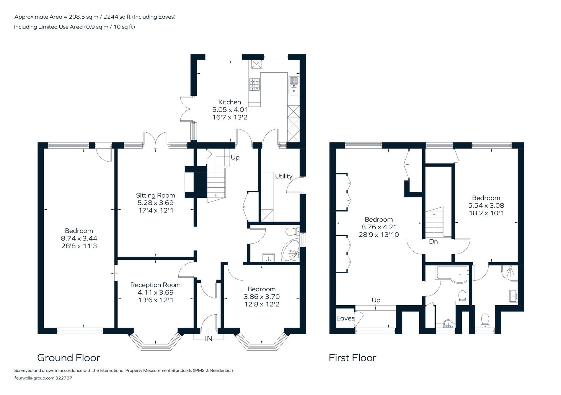 4 bed detached house for sale in Acacia Avenue, Wraysbury - Property Floorplan