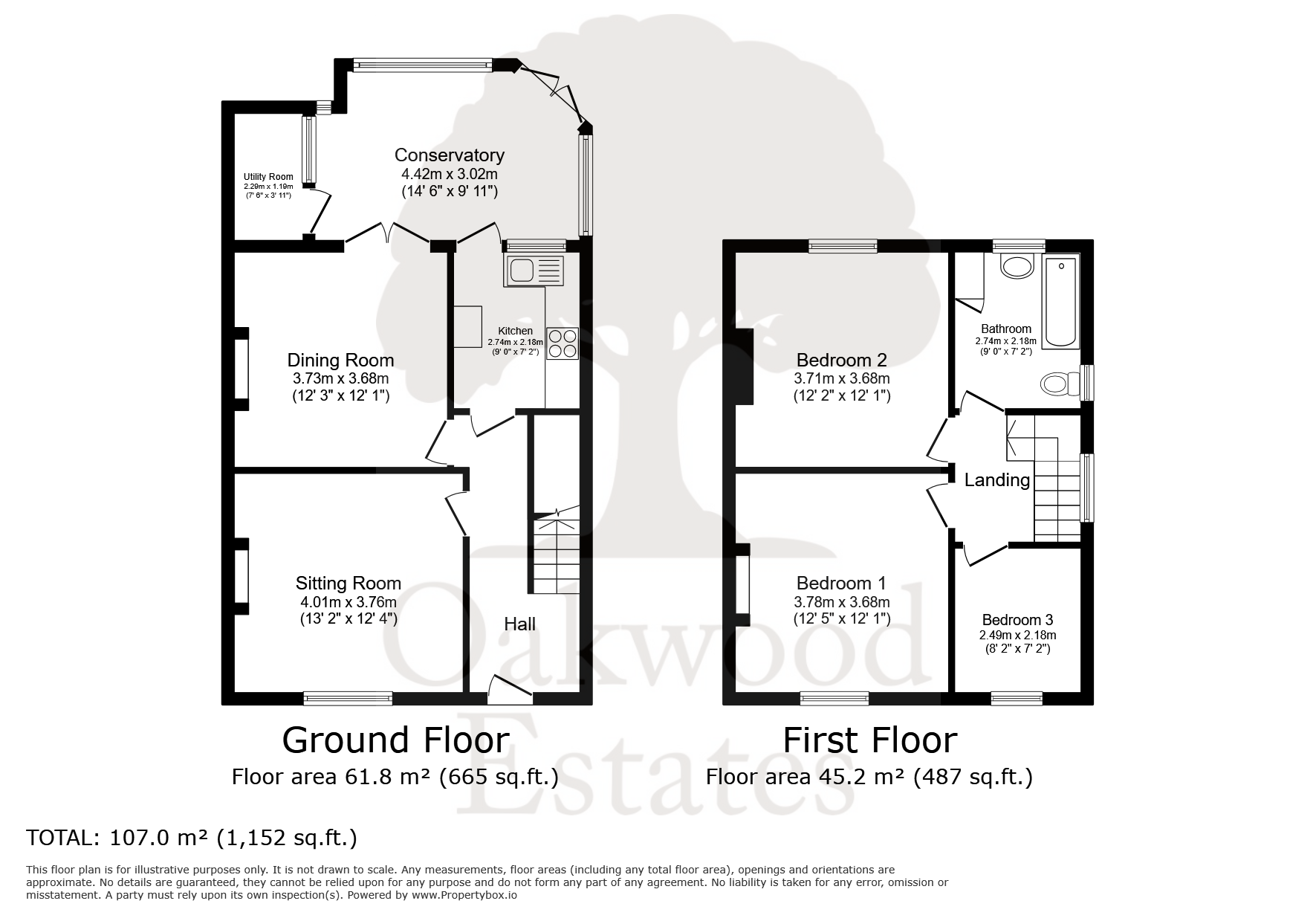 3 bed semi-detached house to rent in Station Road, Amersham - Property Floorplan