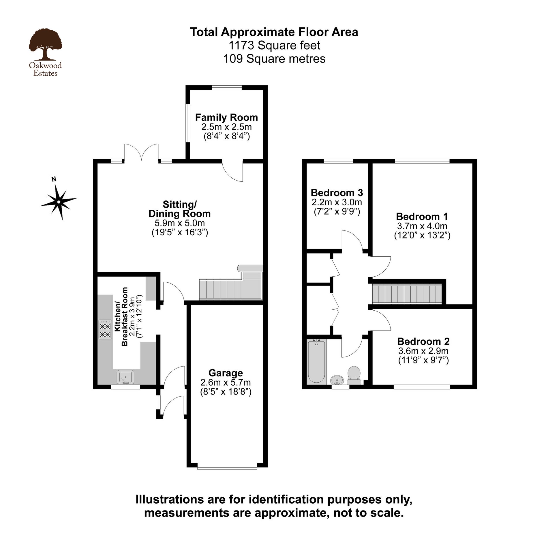 3 bed terraced house for sale in Jennery Lane, Burnham - Property Floorplan