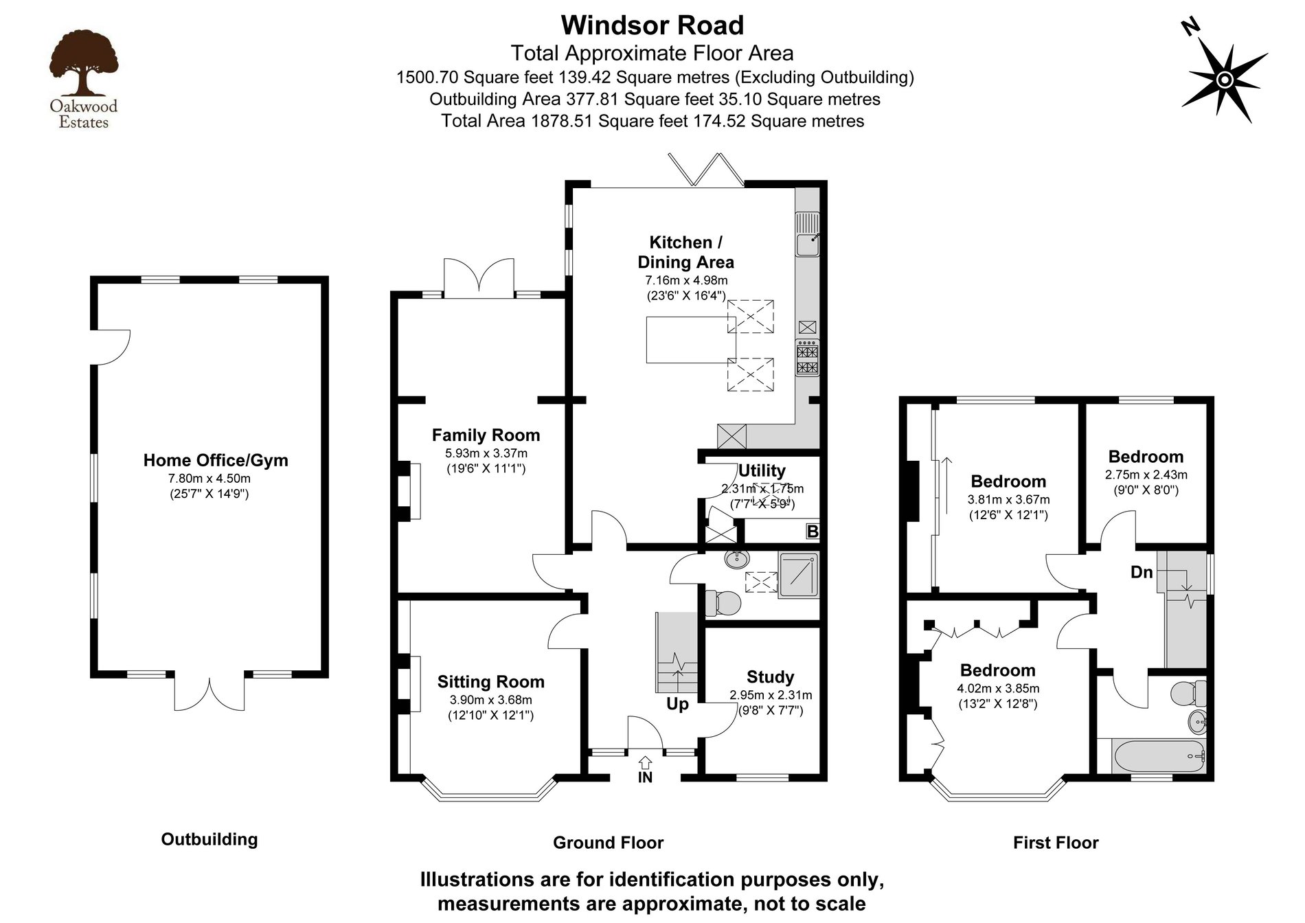 3 bed semi-detached house for sale in Windsor Road, Maidenhead - Property Floorplan