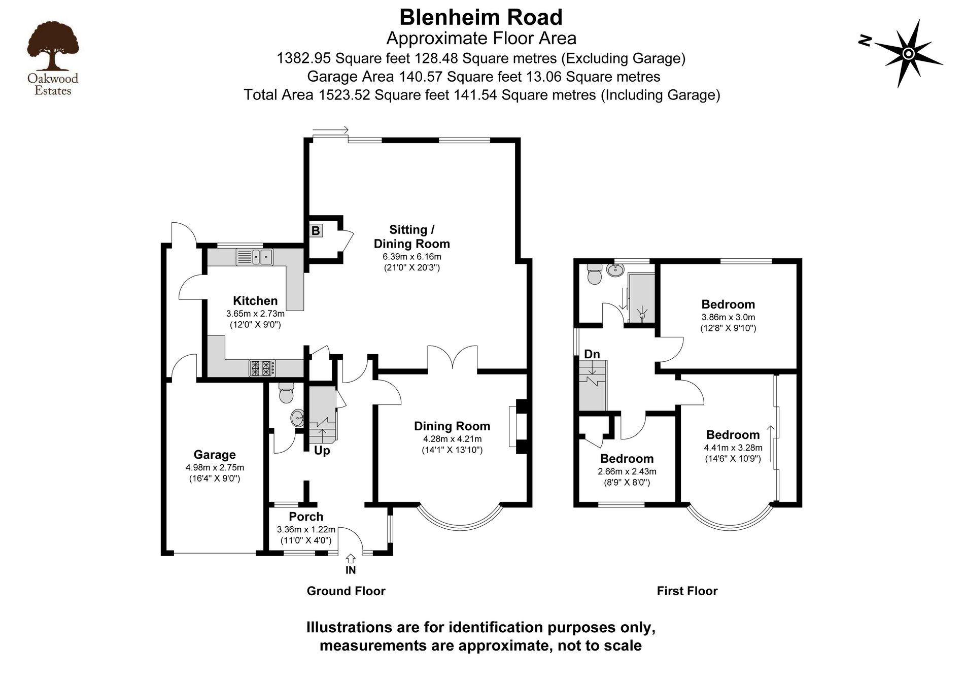 3 bed semi-detached house for sale in Blenheim Road, Langley - Property Floorplan