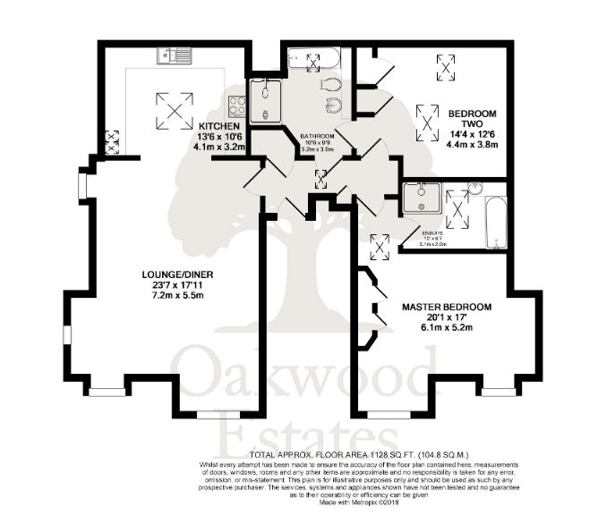 2 bed flat to rent in High Street, Iver - Property Floorplan