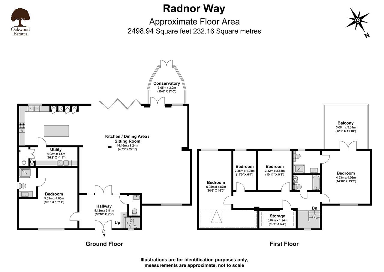 5 bed detached house for sale in Radnor Way, Langley - Property Floorplan