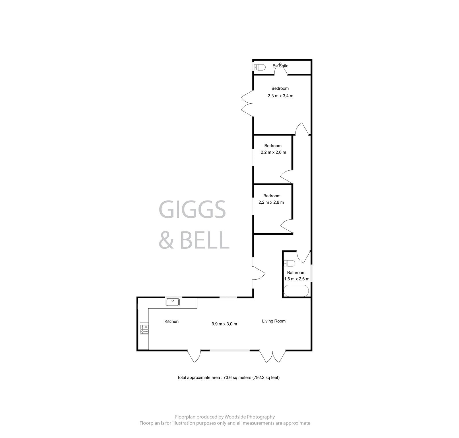 3 bed detached house for sale in Sundon Road, Luton - Property Floorplan