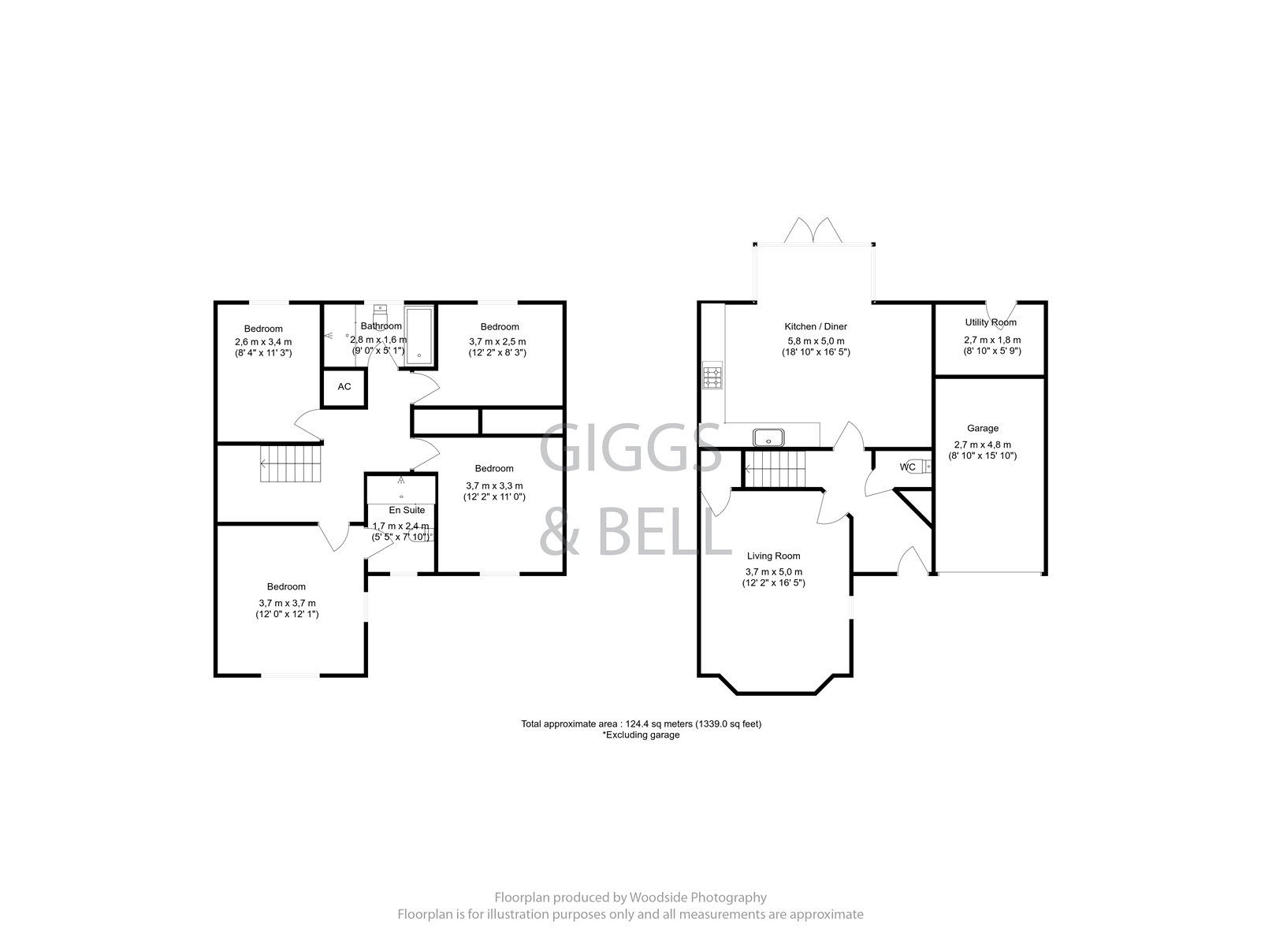 4 bed detached house for sale in Clinton Avenue, Luton - Property Floorplan