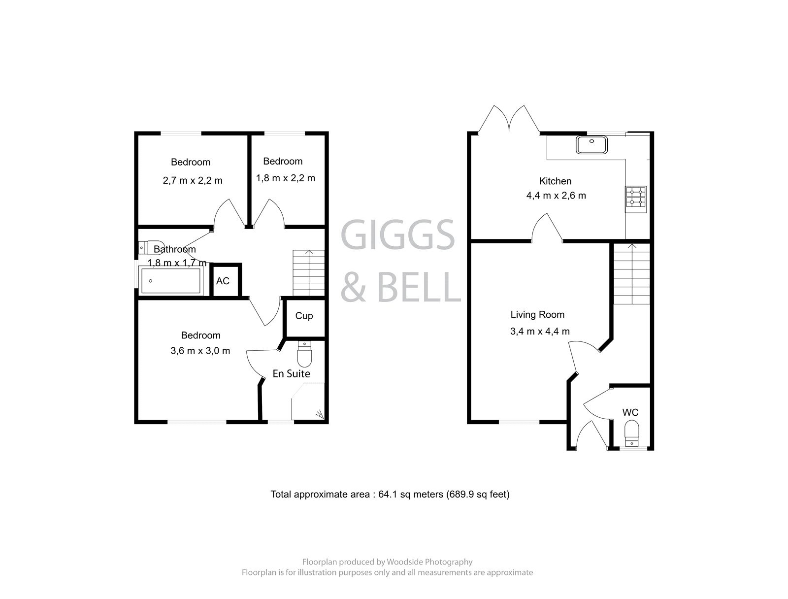 3 bed end of terrace house for sale in Guardian Way, Luton - Property Floorplan
