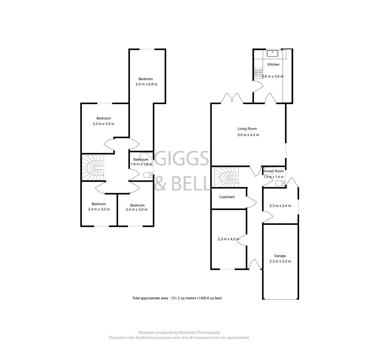 4 bed semi-detached house for sale in Tenby Drive, Luton - Property Floorplan