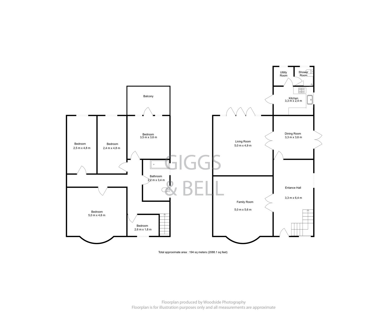 5 bed detached house for sale in New Bedford Road, Luton - Property Floorplan