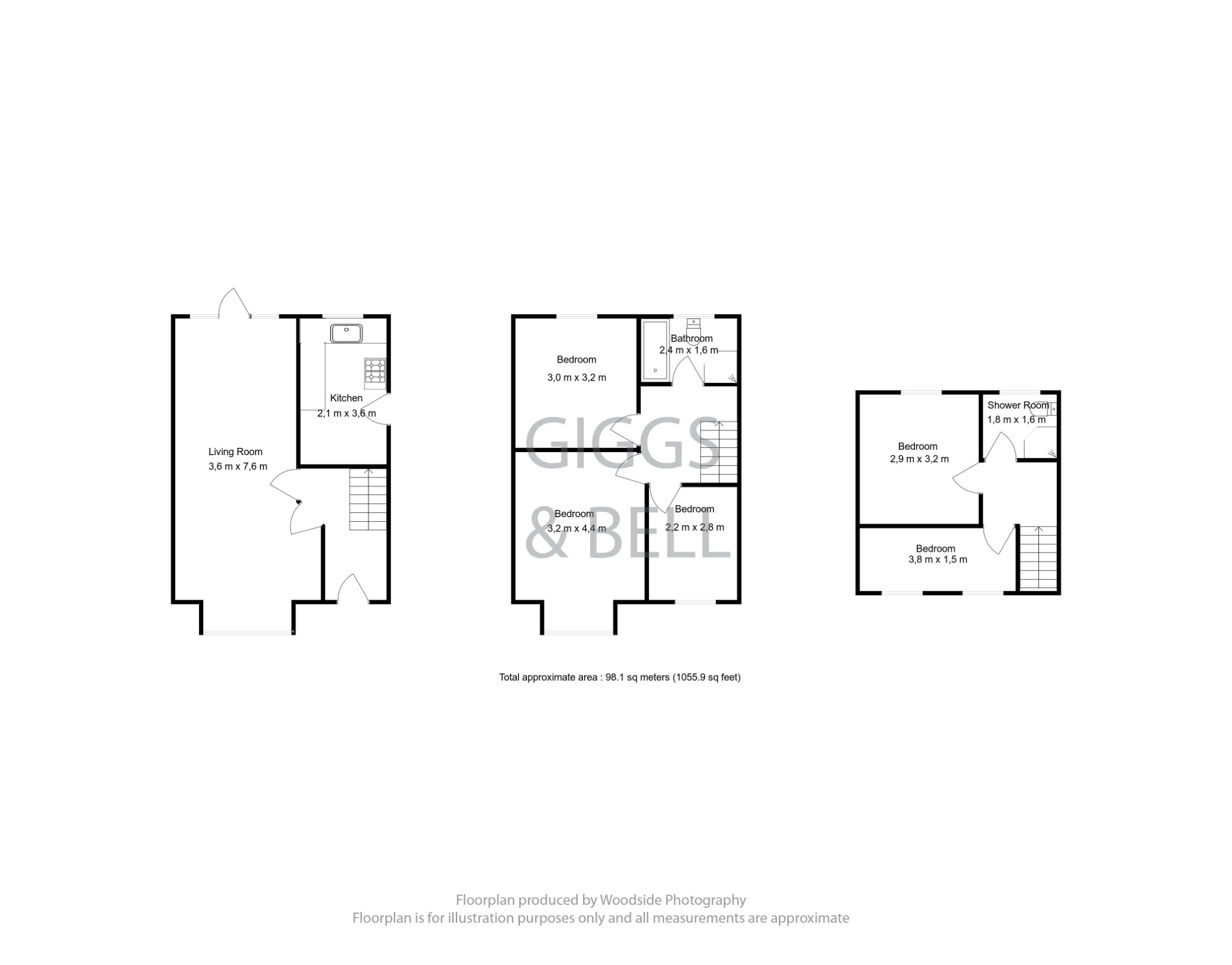 5 bed semi-detached house for sale in Shakespeare Road, Luton - Property Floorplan