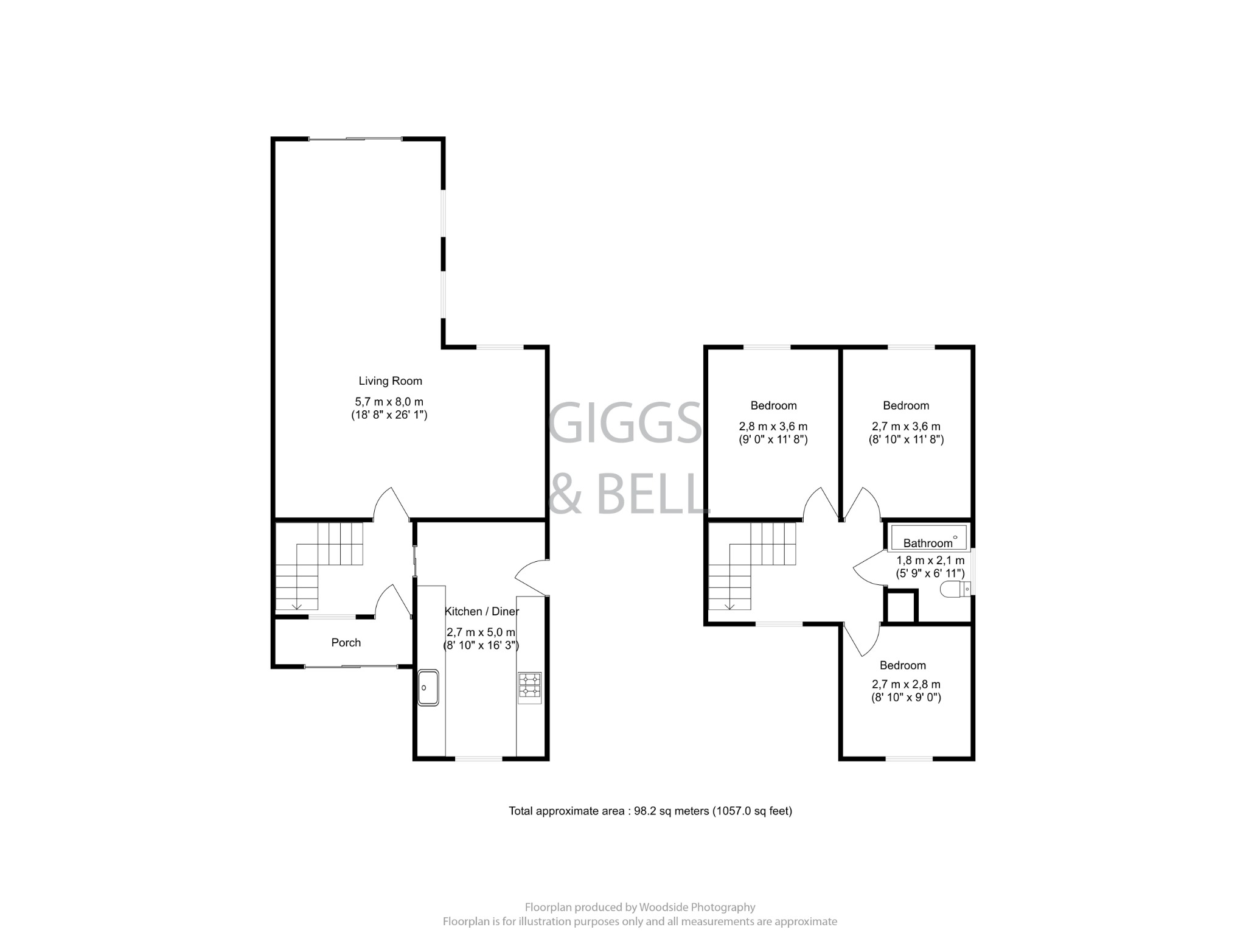 3 bed semi-detached house for sale in Stoneygate Road, Luton - Property Floorplan