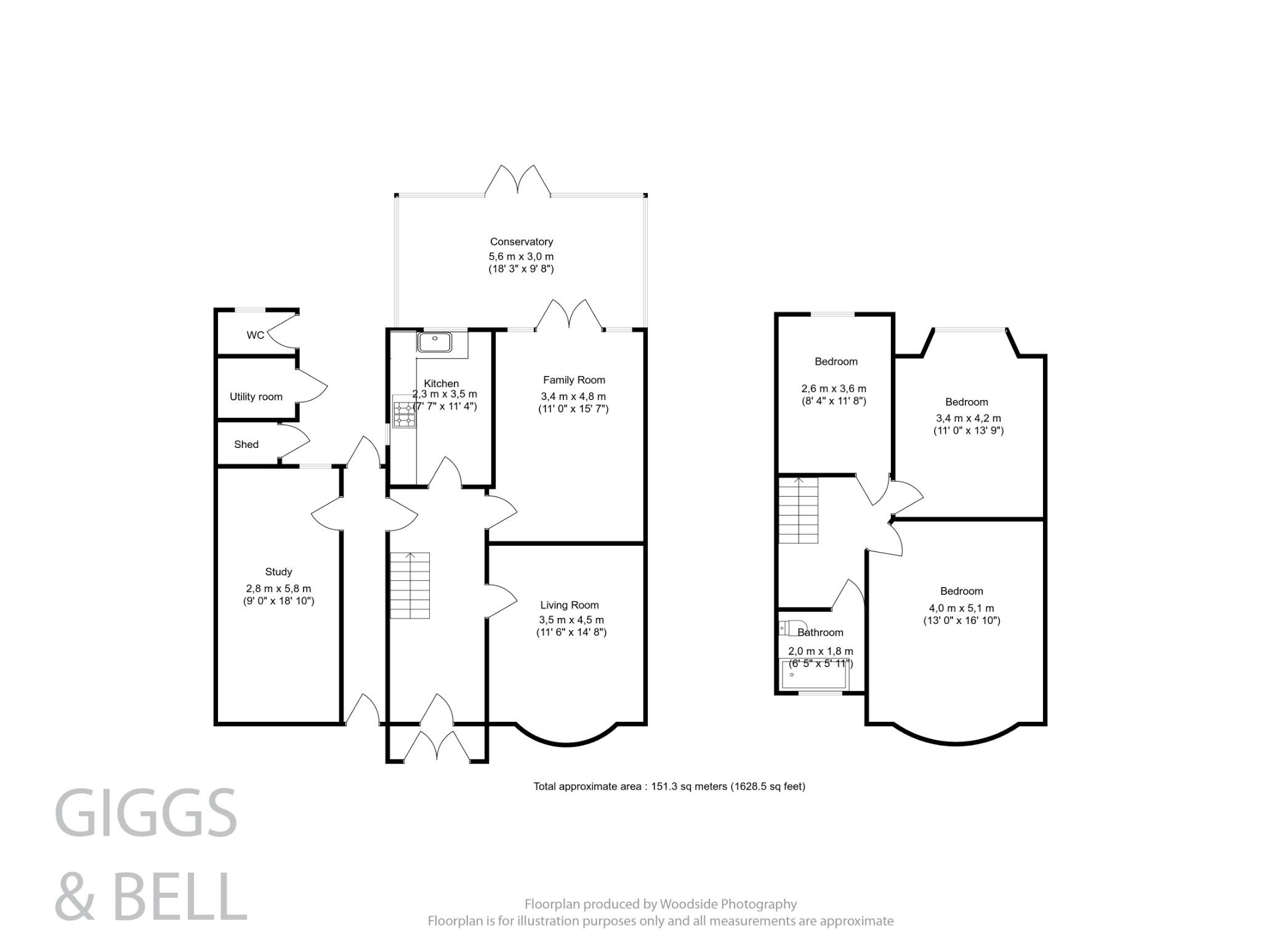 3 bed semi-detached house for sale in Cutenhoe Road, Luton - Property Floorplan