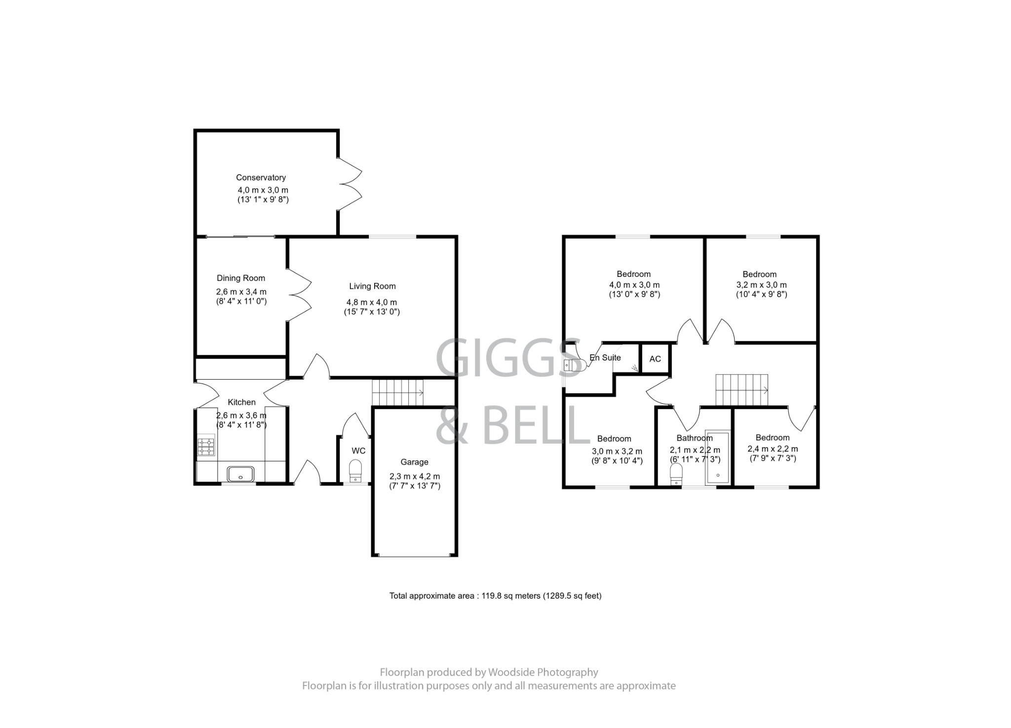 4 bed detached house for sale in Copthorne, Luton - Property Floorplan