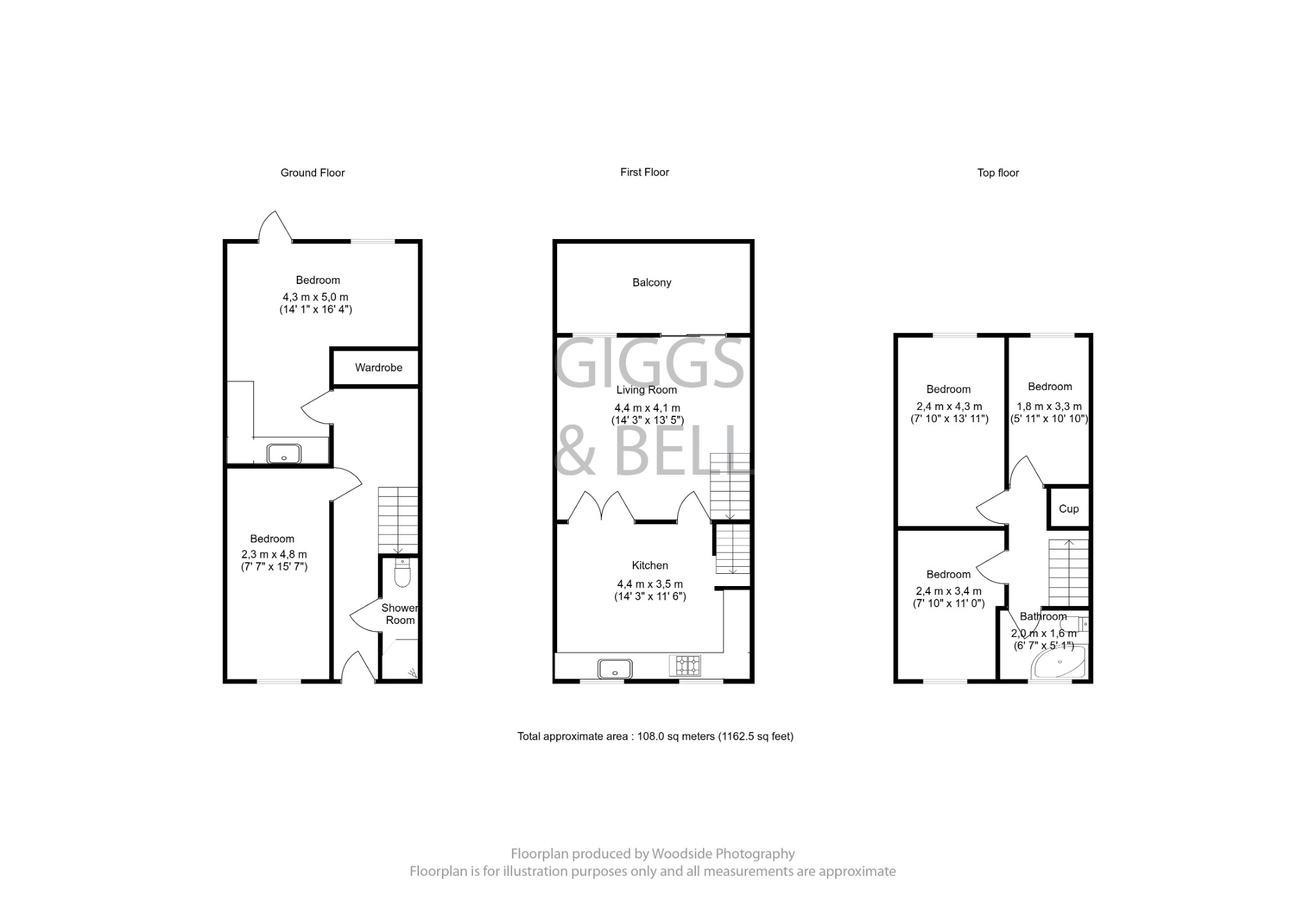 4 bed terraced house for sale in Falconers Road, Luton - Property Floorplan