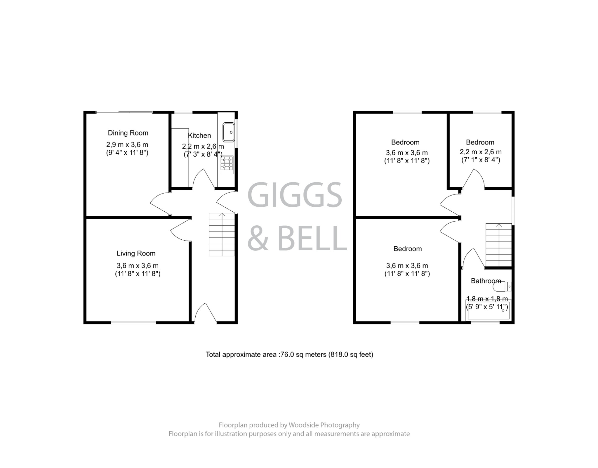 3 bed end of terrace house for sale in Crawley Green Road, Luton - Property Floorplan
