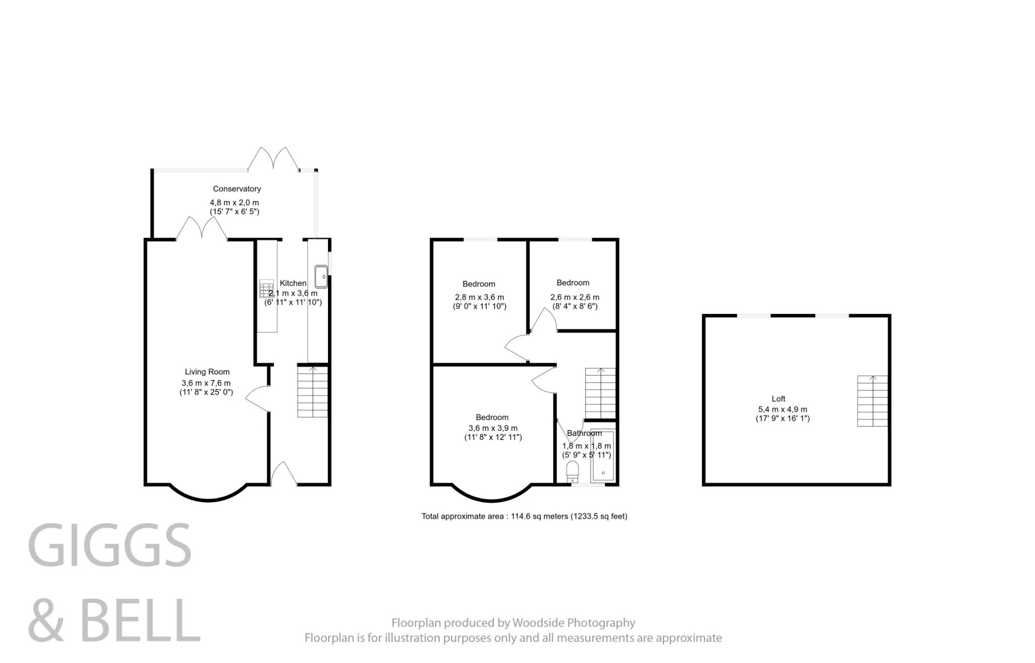 3 bed semi-detached house for sale in Colin Road, Luton - Property Floorplan