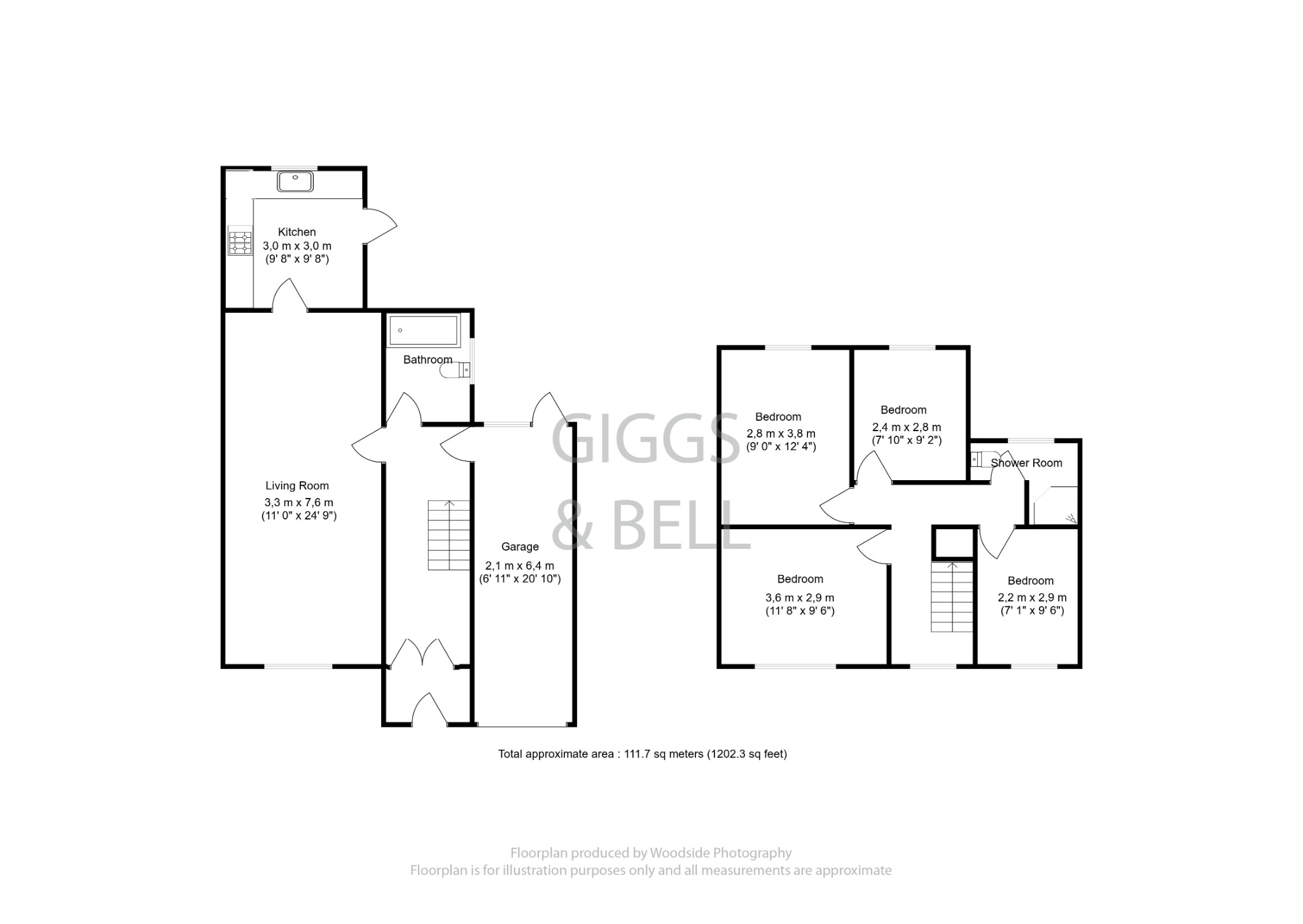 4 bed semi-detached house for sale in Kinross Crescent, Luton - Property Floorplan