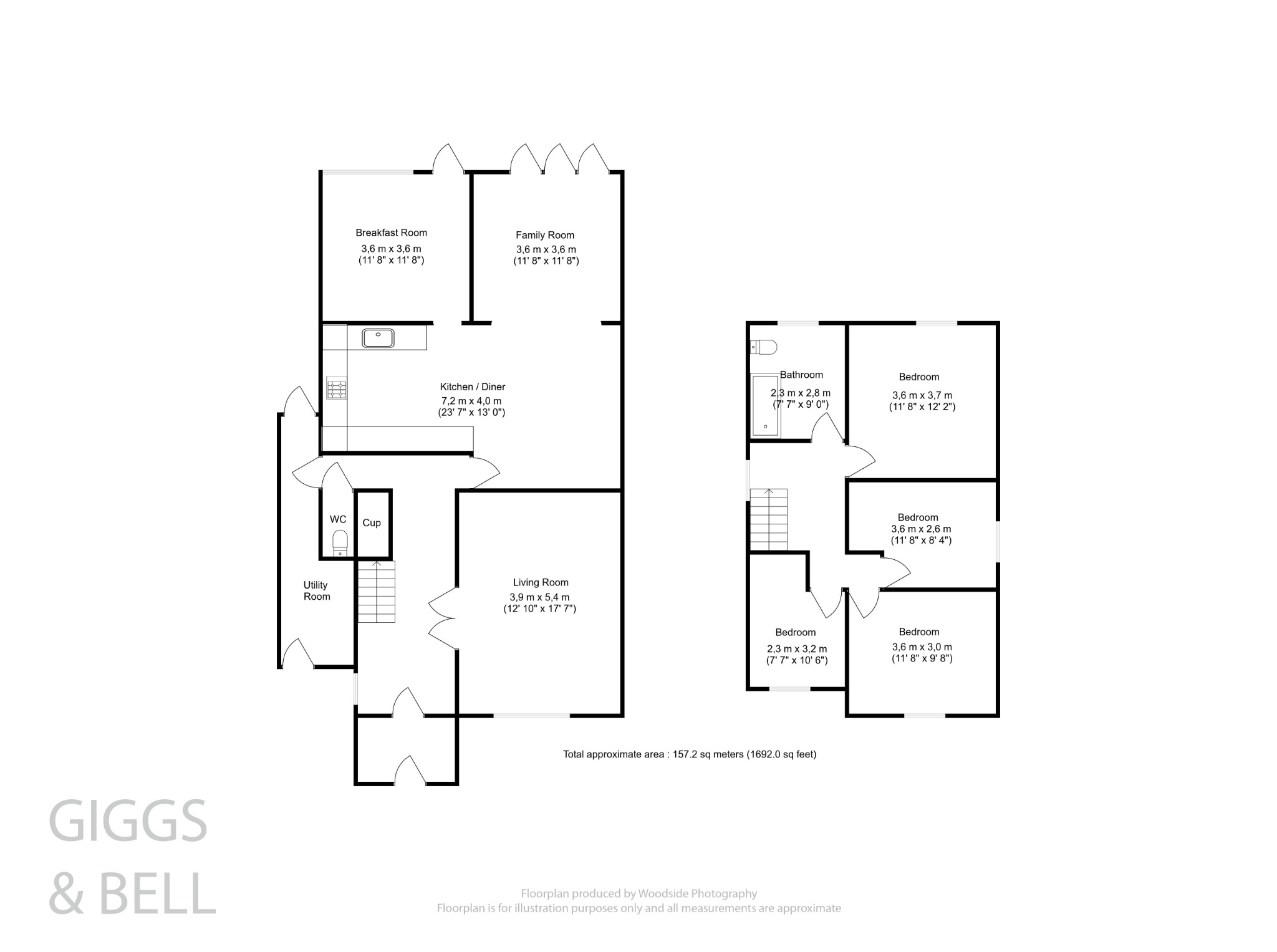4 bed detached house for sale in Stockingstone Road, Luton - Property Floorplan