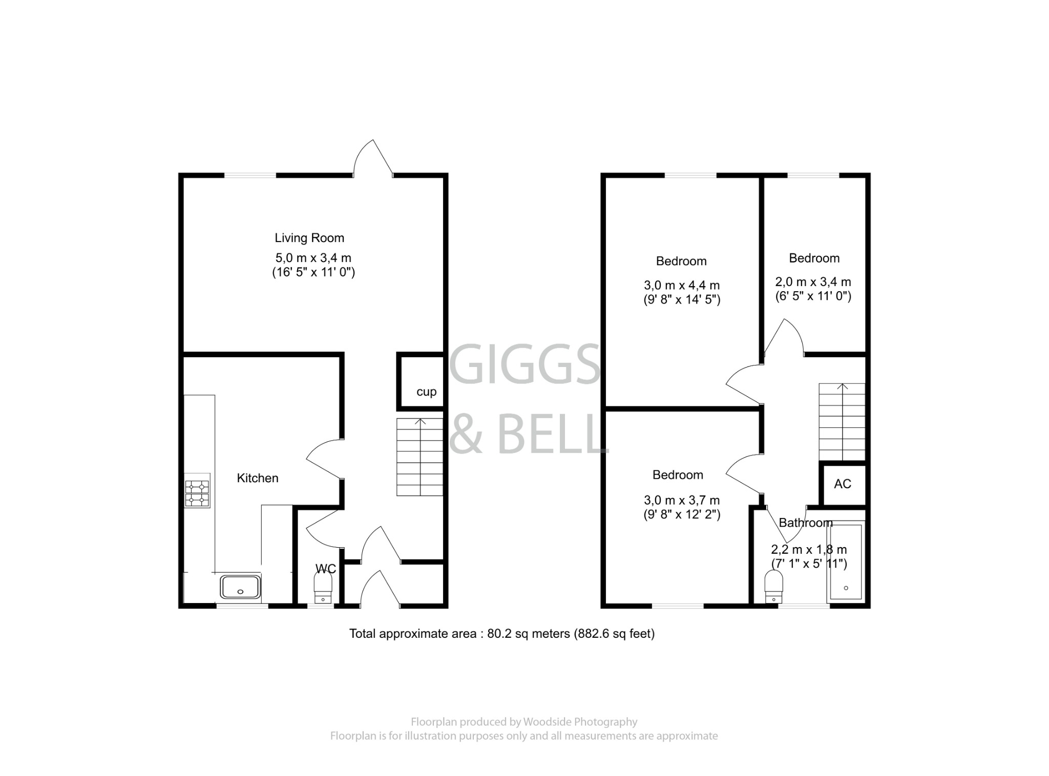 3 bed end of terrace house for sale in Holkham Close, Luton - Property Floorplan