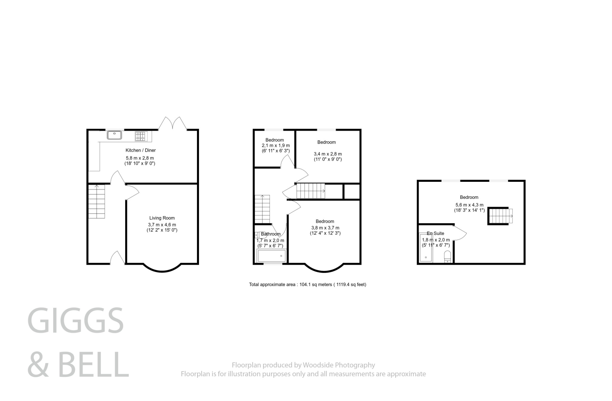 4 bed semi-detached house for sale in Alton Road, Luton - Property Floorplan