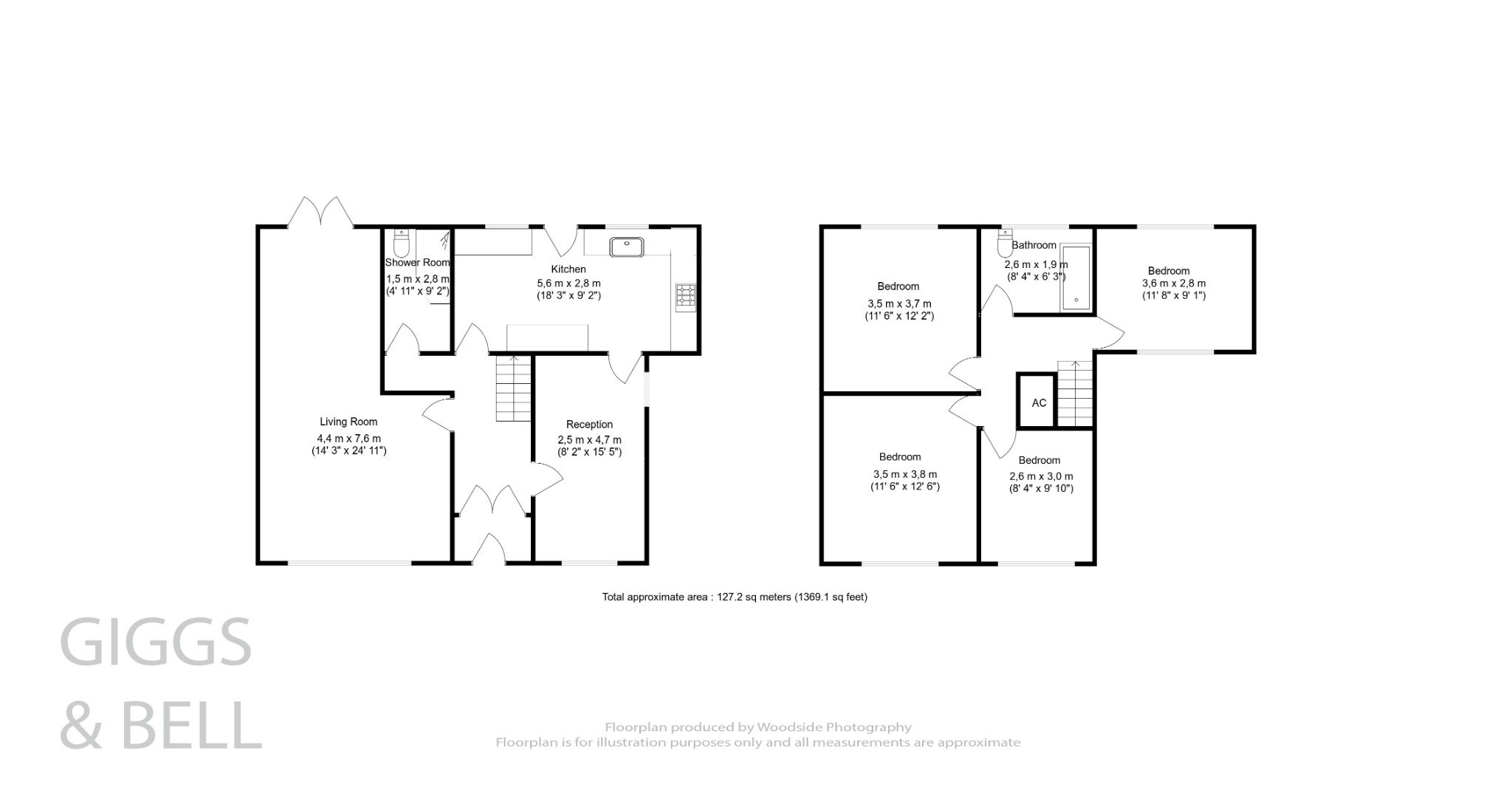4 bed semi-detached house for sale in Swasedale Road, Luton - Property Floorplan