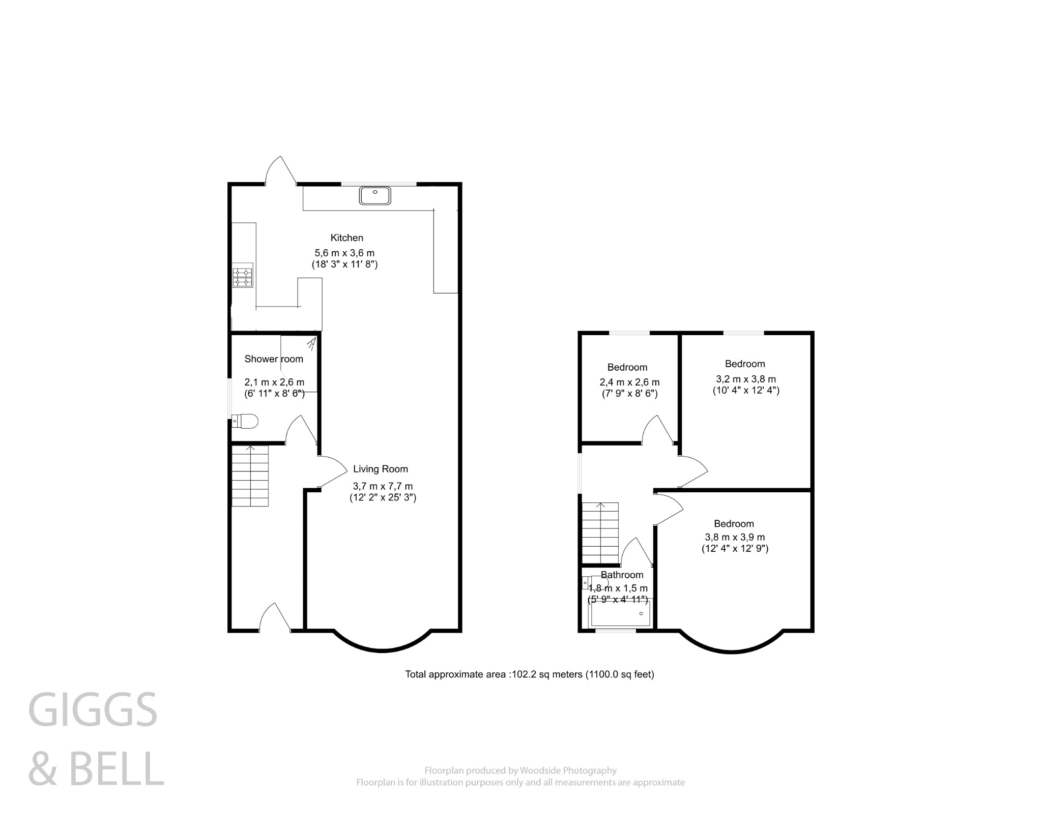 3 bed semi-detached house for sale in Alton Road, Luton - Property Floorplan