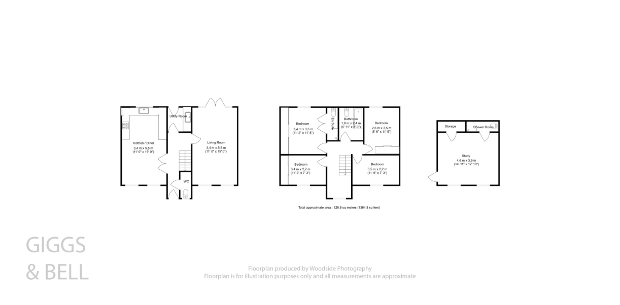 4 bed detached house for sale in Elvington Gardens, Luton - Property Floorplan